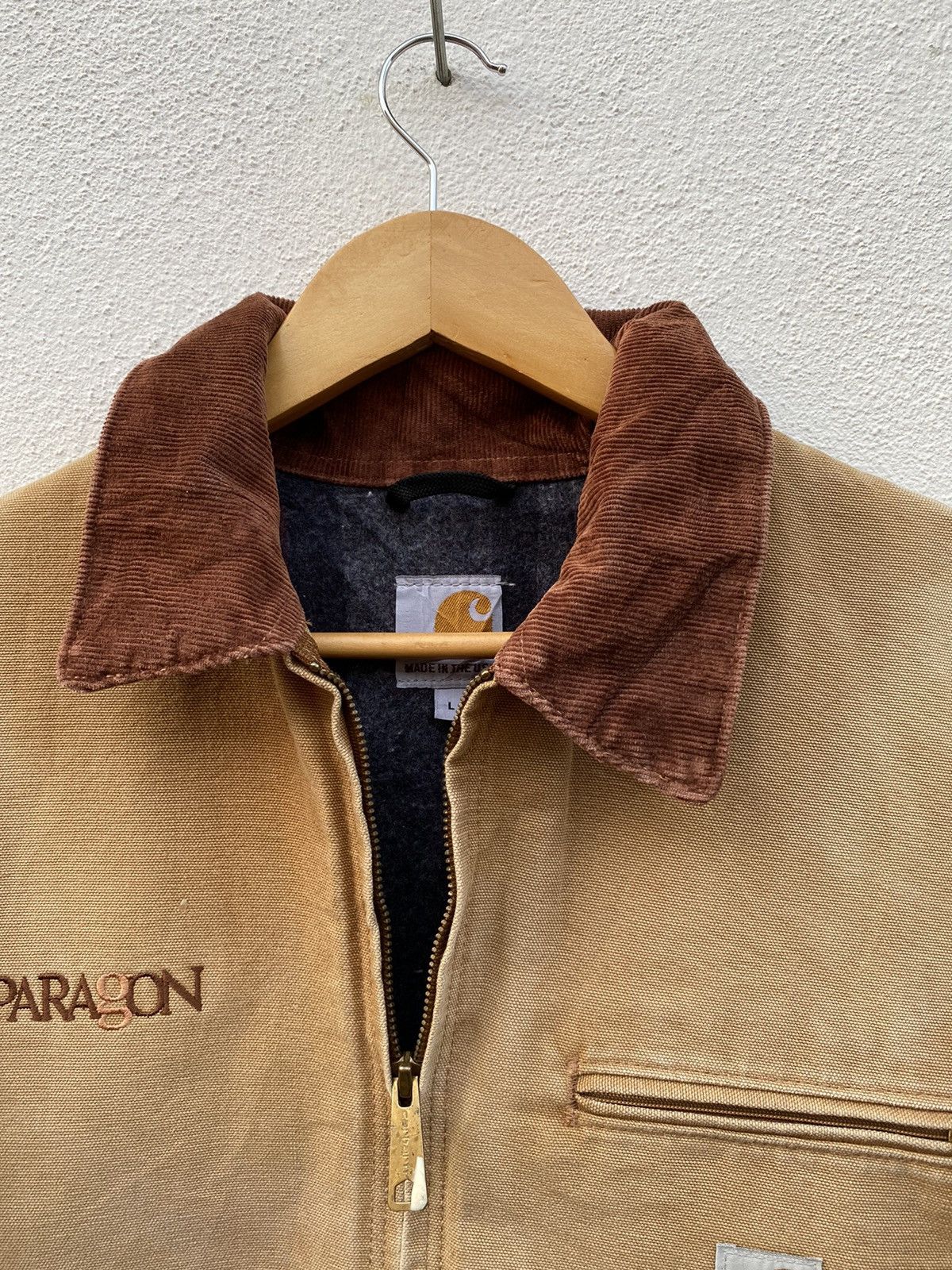 Carhartt × Vintage Vintage Carhartt Detroit chore blanket lined with hoodJacket Size US L / EU 52-54 / 3 - 18 Thumbnail