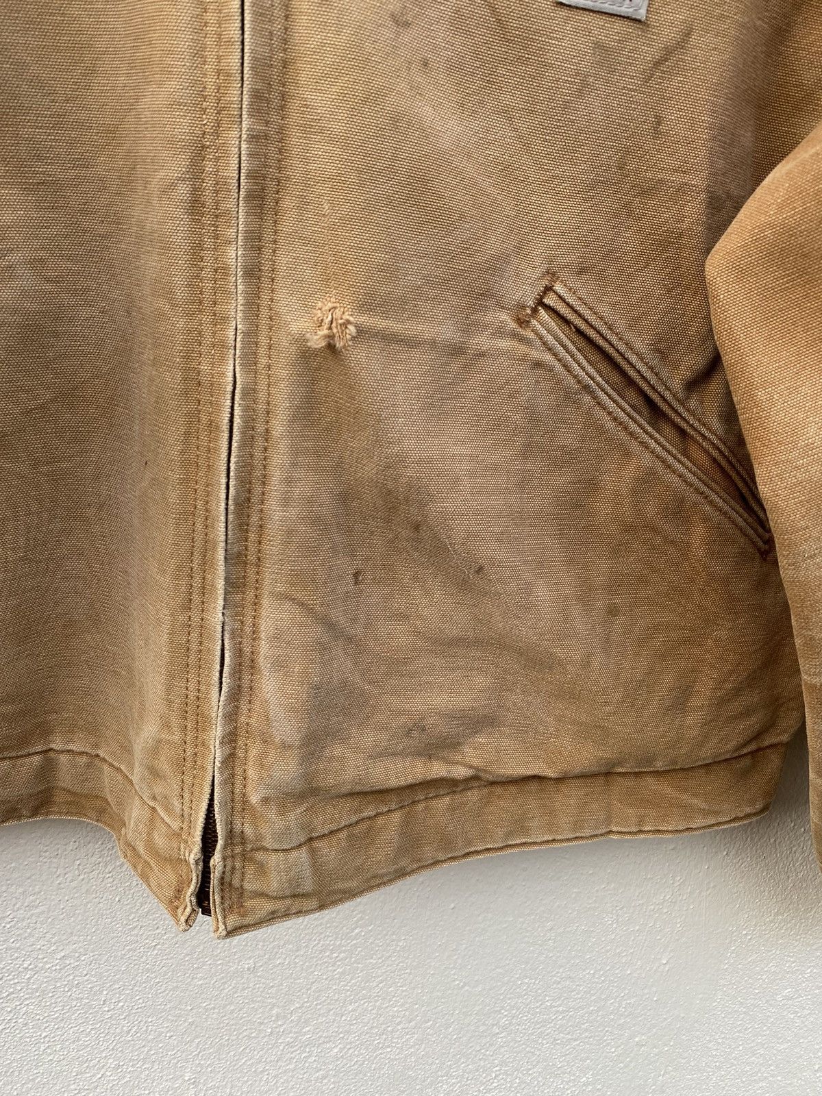 Carhartt × Vintage Vintage Carhartt Detroit chore blanket lined with hoodJacket Size US L / EU 52-54 / 3 - 7 Thumbnail