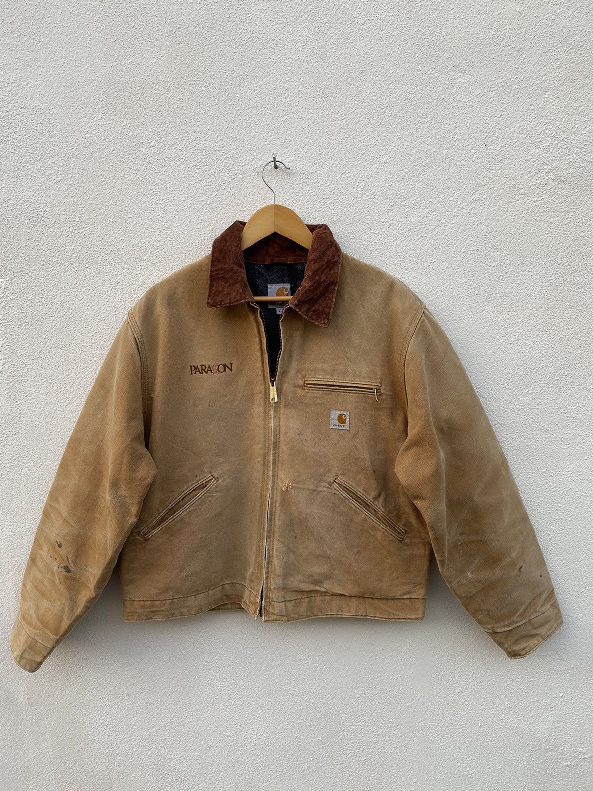 Carhartt × Vintage Vintage Carhartt Detroit chore blanket lined with hoodJacket Size US L / EU 52-54 / 3 - 17 Thumbnail