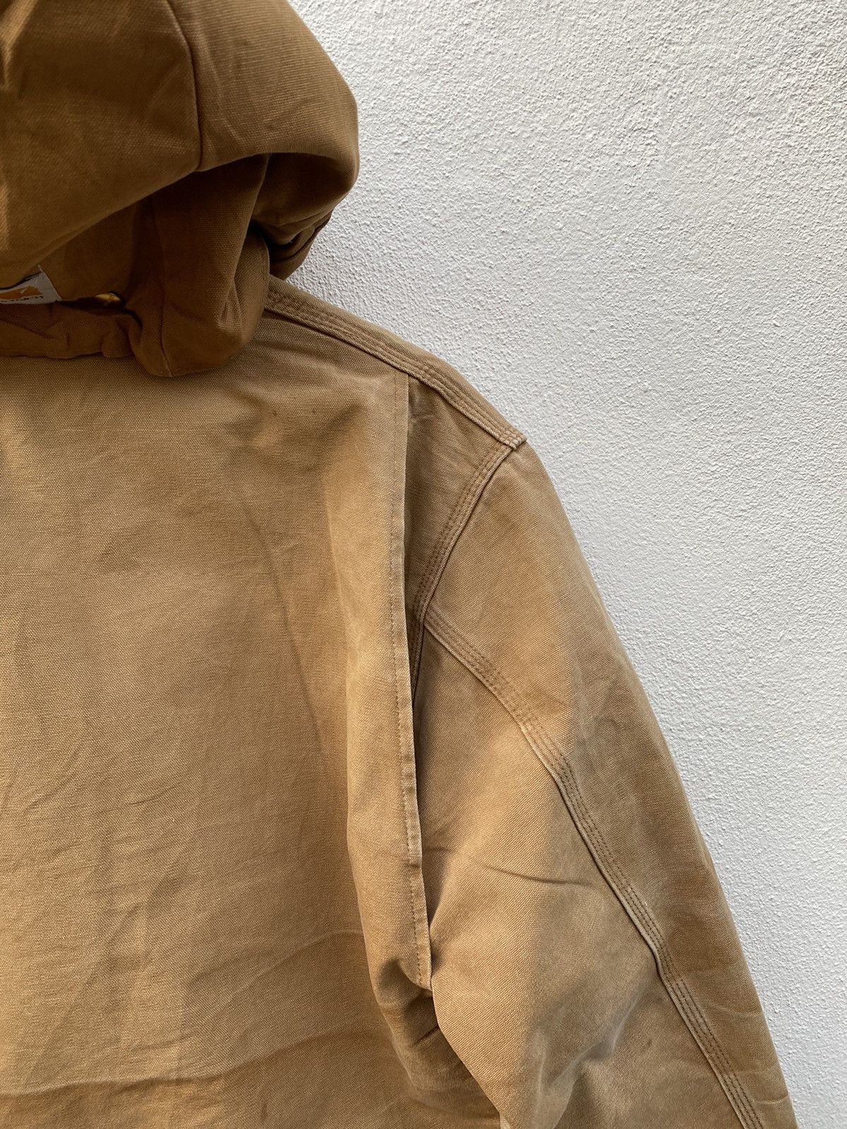 Carhartt × Vintage Vintage Carhartt Detroit chore blanket lined with hoodJacket Size US L / EU 52-54 / 3 - 12 Thumbnail