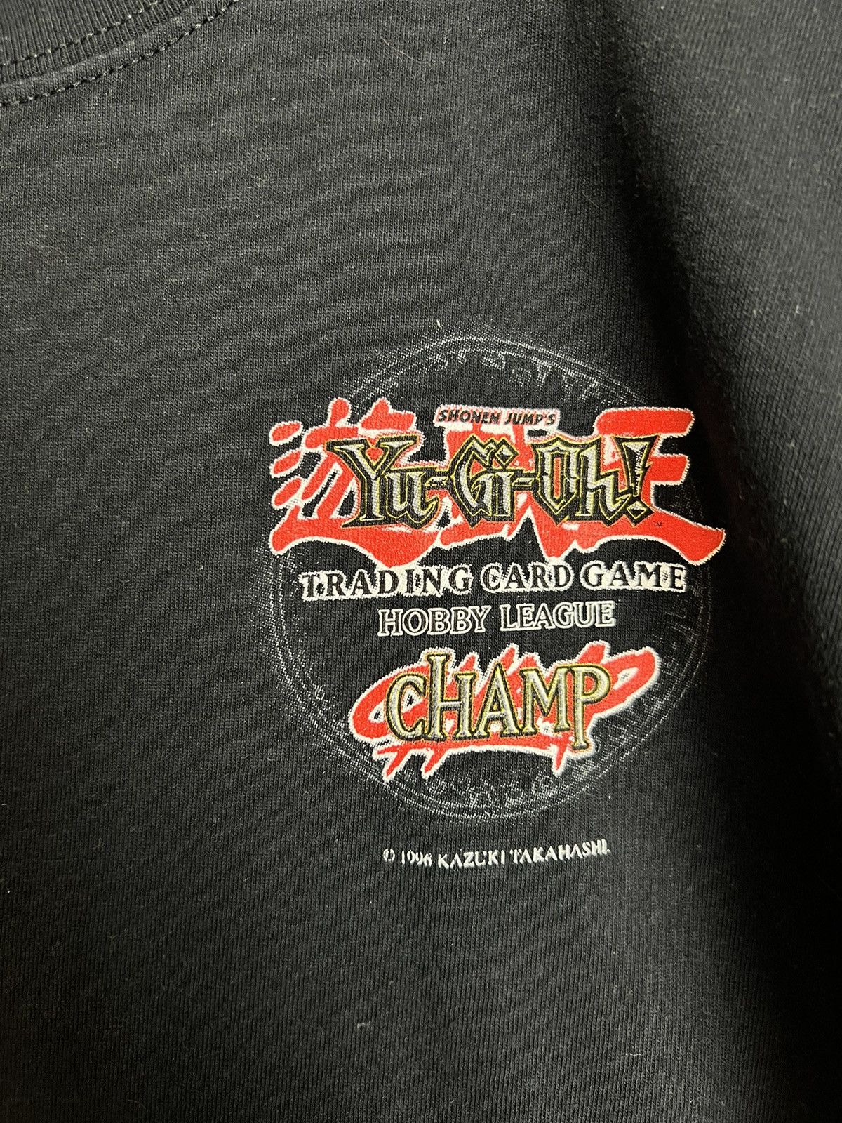 Anime Vintage 1996 Yu-Gi-Oh! Trading Card Game Anime Tee 90s Size US L / EU 52-54 / 3 - 4 Thumbnail