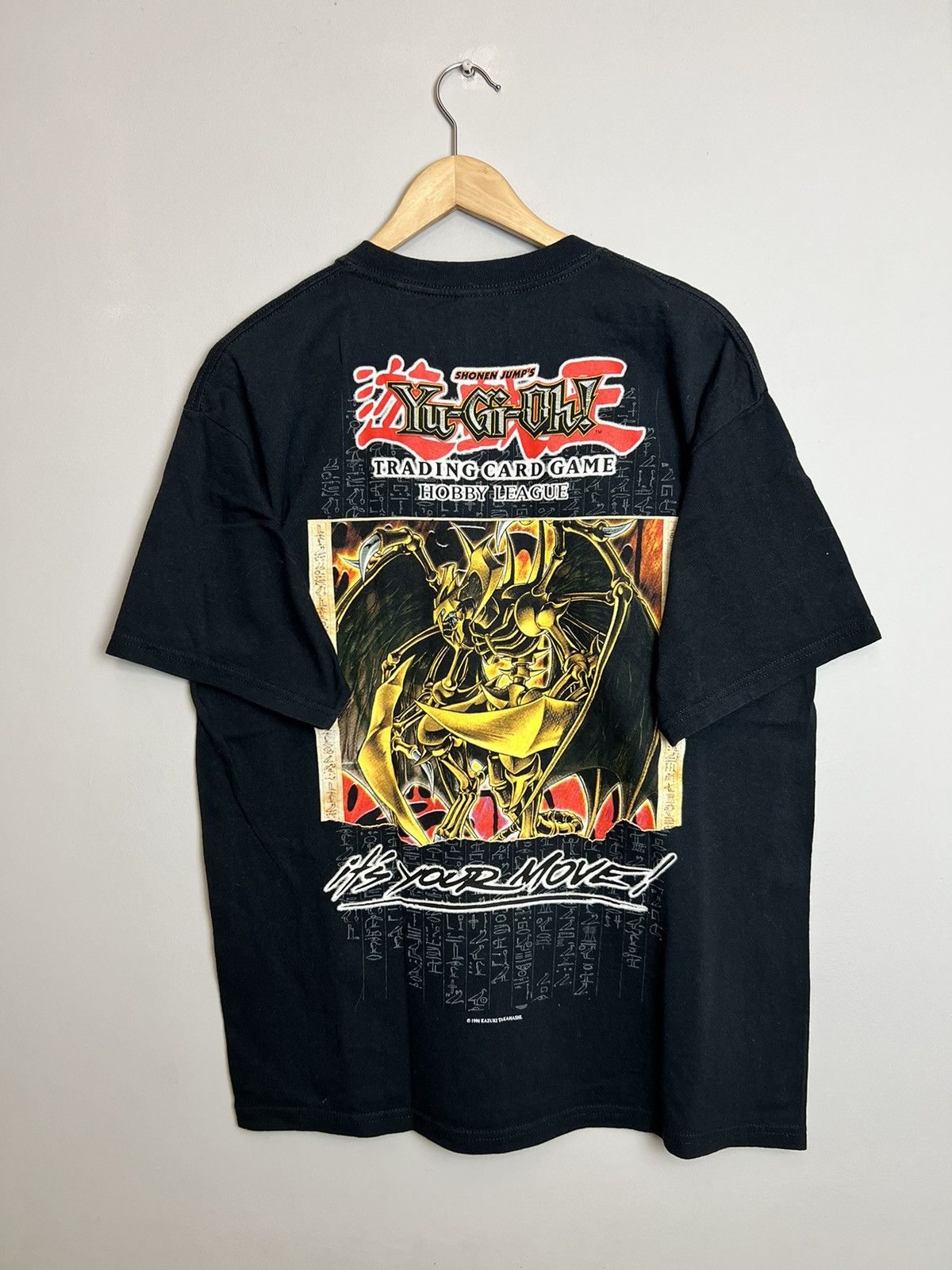 Anime Vintage 1996 Yu-Gi-Oh! Trading Card Game Anime Tee 90s Size US L / EU 52-54 / 3 - 1 Thumbnail