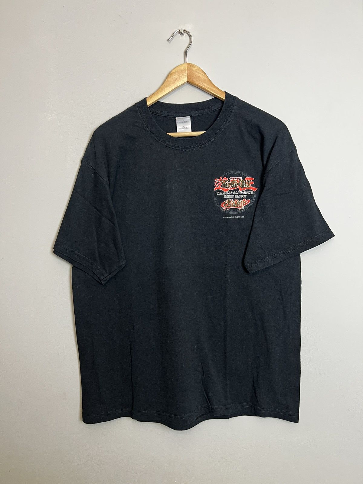 Anime Vintage 1996 Yu-Gi-Oh! Trading Card Game Anime Tee 90s Size US L / EU 52-54 / 3 - 2 Thumbnail