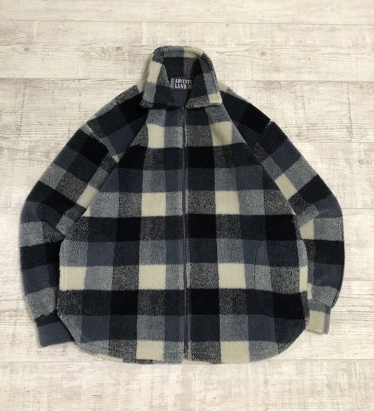 image of Avant Garde x Flannel Vintage Japanese Flannel Fleece Shepra Jacket, Men's (Size XL)