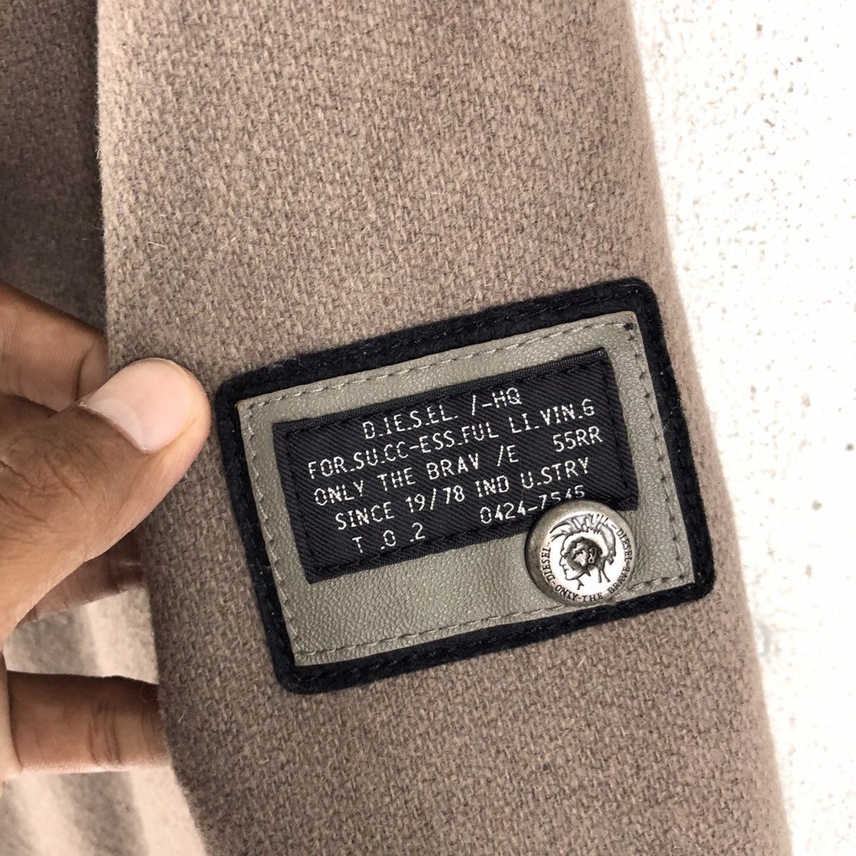 Diesel 🔥DIESEL THE BLACK GOLD ON THE BRAVE PEACOAT Size US M / EU 48-50 / 2 - 8 Thumbnail