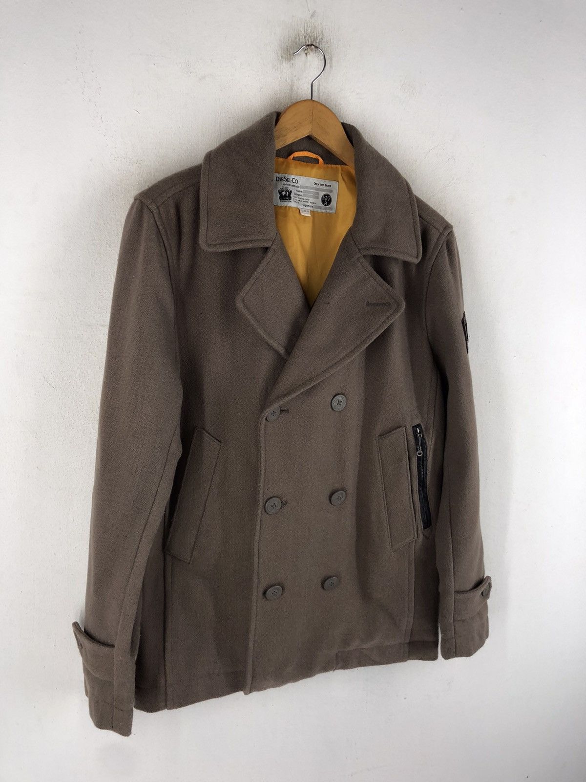 Diesel 🔥DIESEL THE BLACK GOLD ON THE BRAVE PEACOAT Size US M / EU 48-50 / 2 - 2 Thumbnail