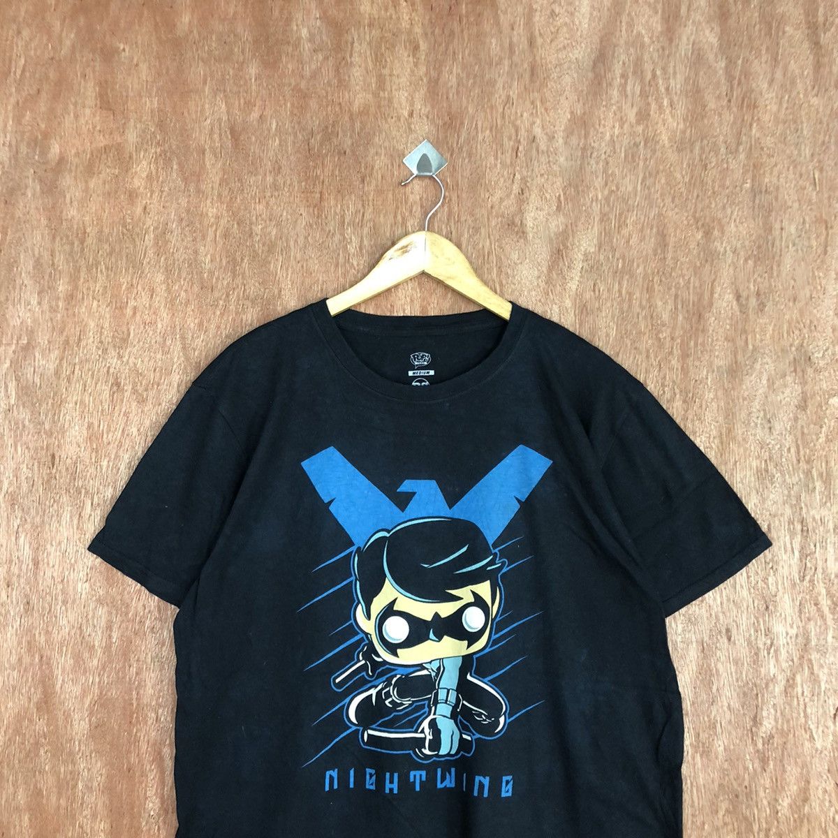 DC × DC Comics Night Wing DC movie Black Short Sleeve Tshirt #3593 Size US L / EU 52-54 / 3 - 7 Thumbnail