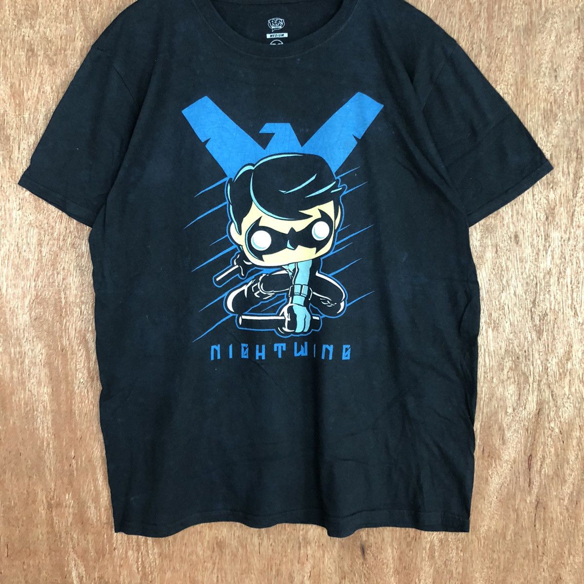 DC × DC Comics Night Wing DC movie Black Short Sleeve Tshirt #3593 Size US L / EU 52-54 / 3 - 6 Thumbnail