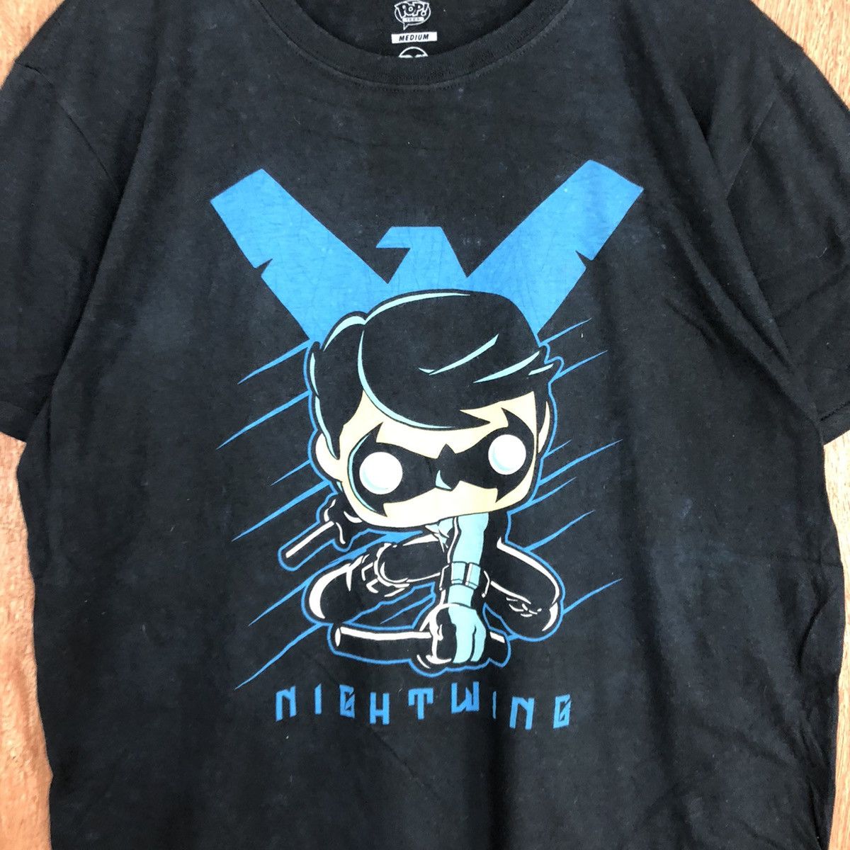 DC × DC Comics Night Wing DC movie Black Short Sleeve Tshirt #3593 Size US L / EU 52-54 / 3 - 8 Thumbnail