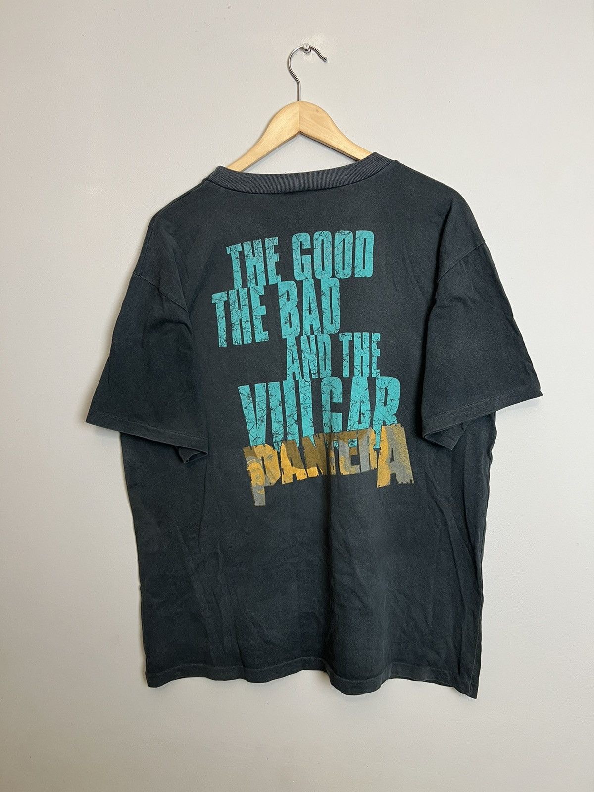 1993 Rare Vintage Pantera Tee Vulgar Metal Band Grail 90s