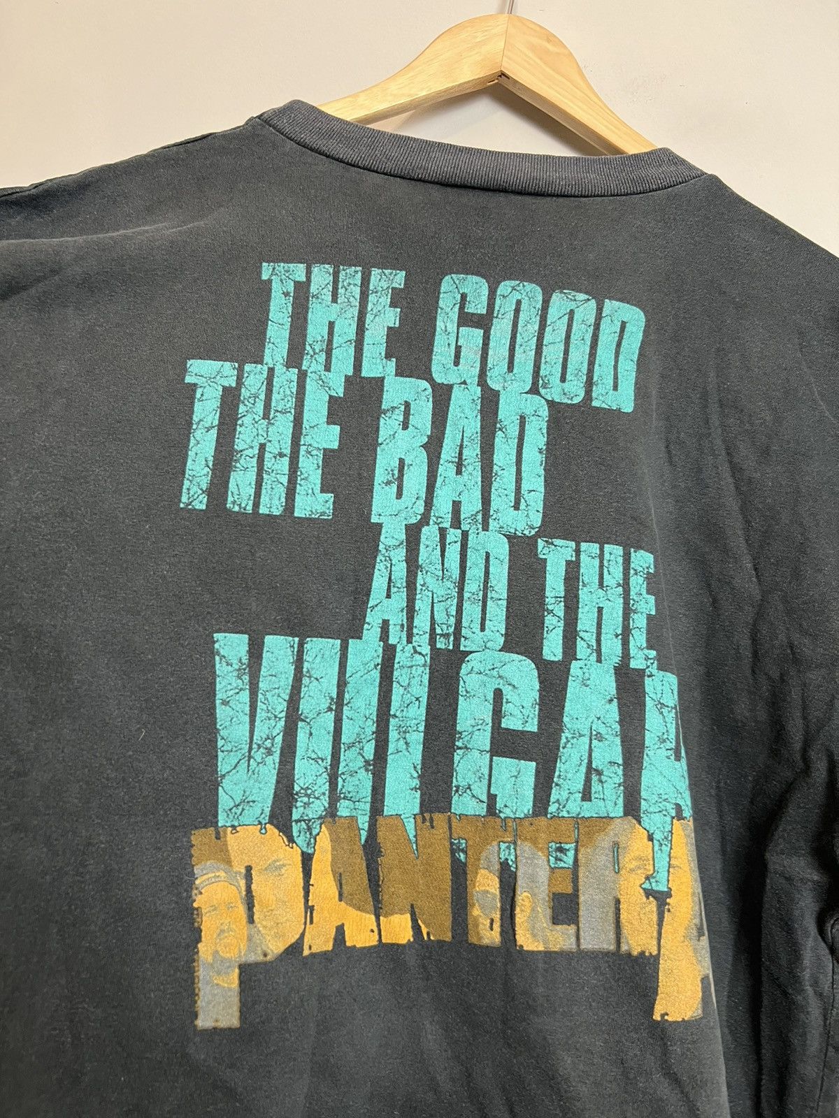 1993 Rare Vintage Pantera Tee Vulgar Metal Band Grail 90s