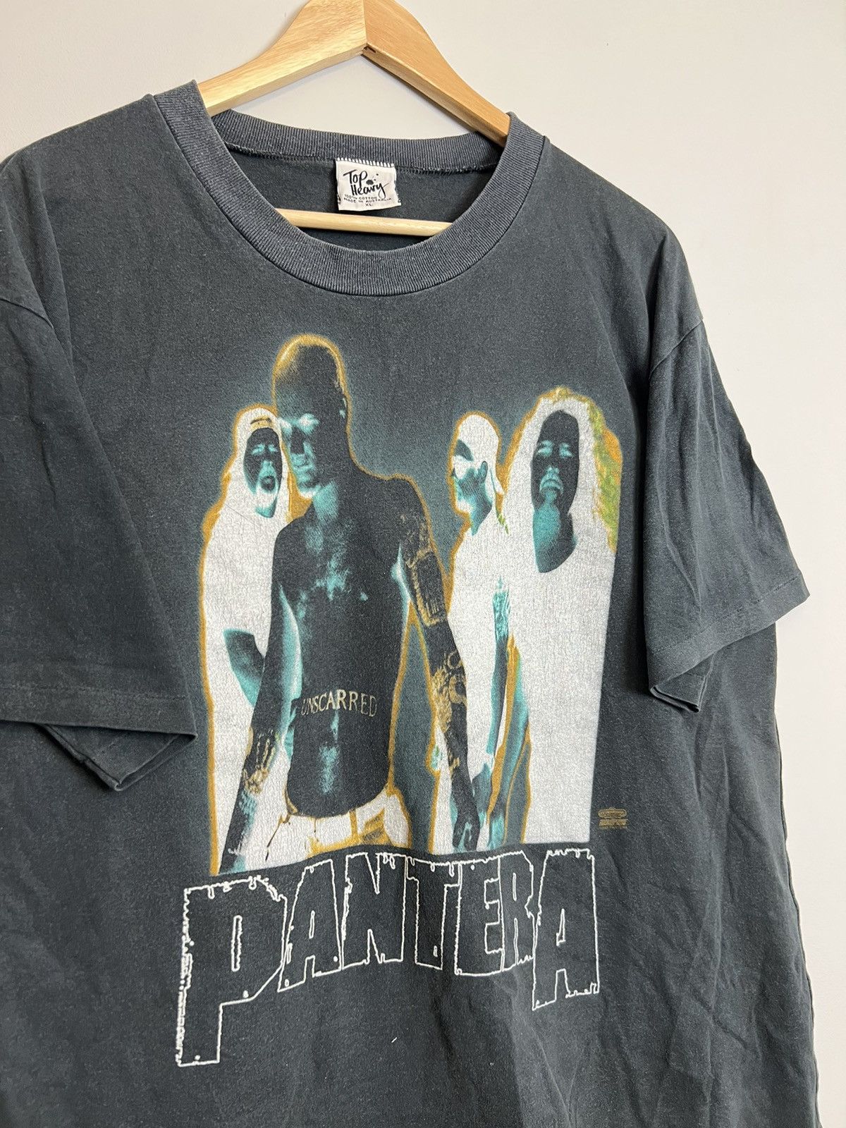 1993 Rare Vintage Pantera Tee Vulgar Metal Band Grail 90s