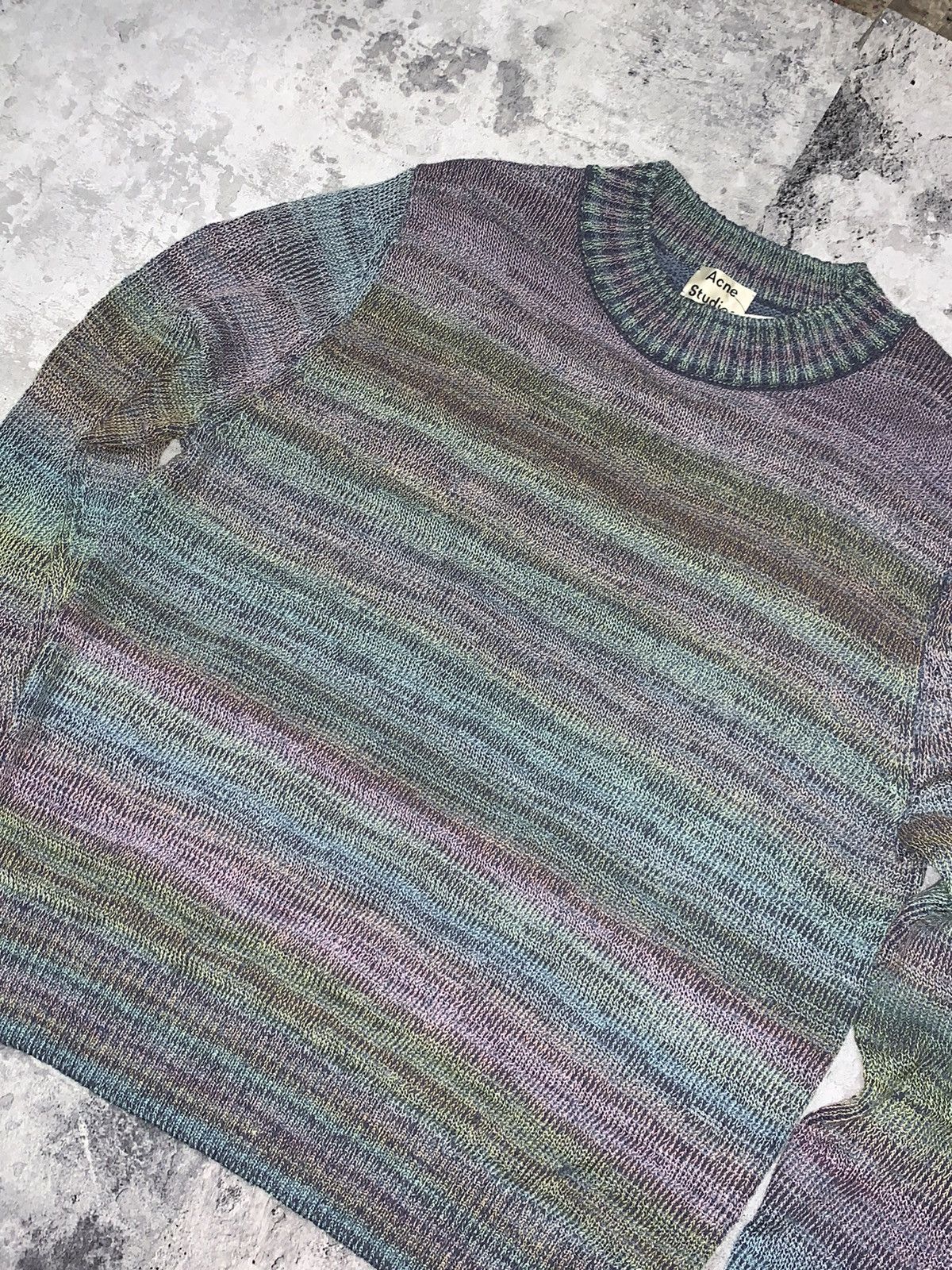 Acne Studios RARE GRAIL acne degrade effect mohair sweater Size US M / EU 48-50 / 2 - 3 Thumbnail