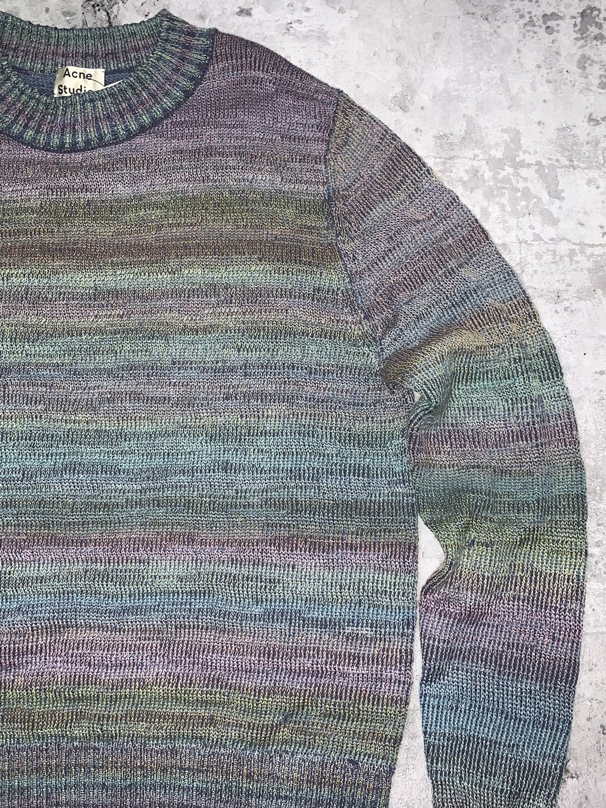 Acne Studios RARE GRAIL acne degrade effect mohair sweater Size US M / EU 48-50 / 2 - 4 Thumbnail