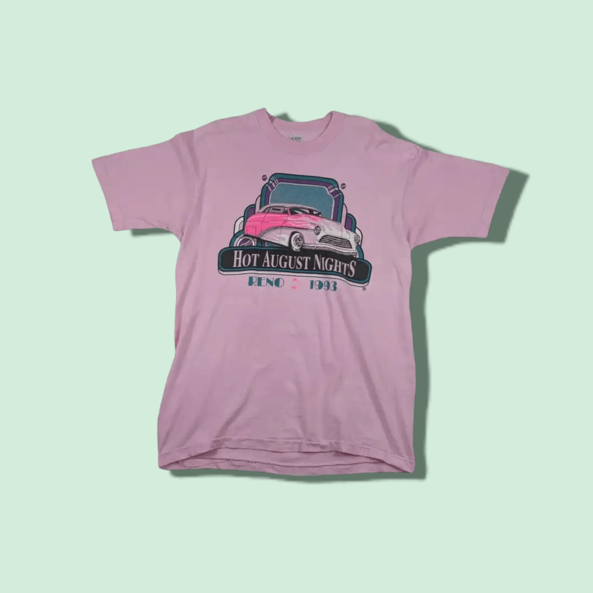 Fruit Of The Loom 1993 HOT AUGUST NIGHT In Reno T-Shirt Single Stitches Size US L / EU 52-54 / 3 - 1 Thumbnail