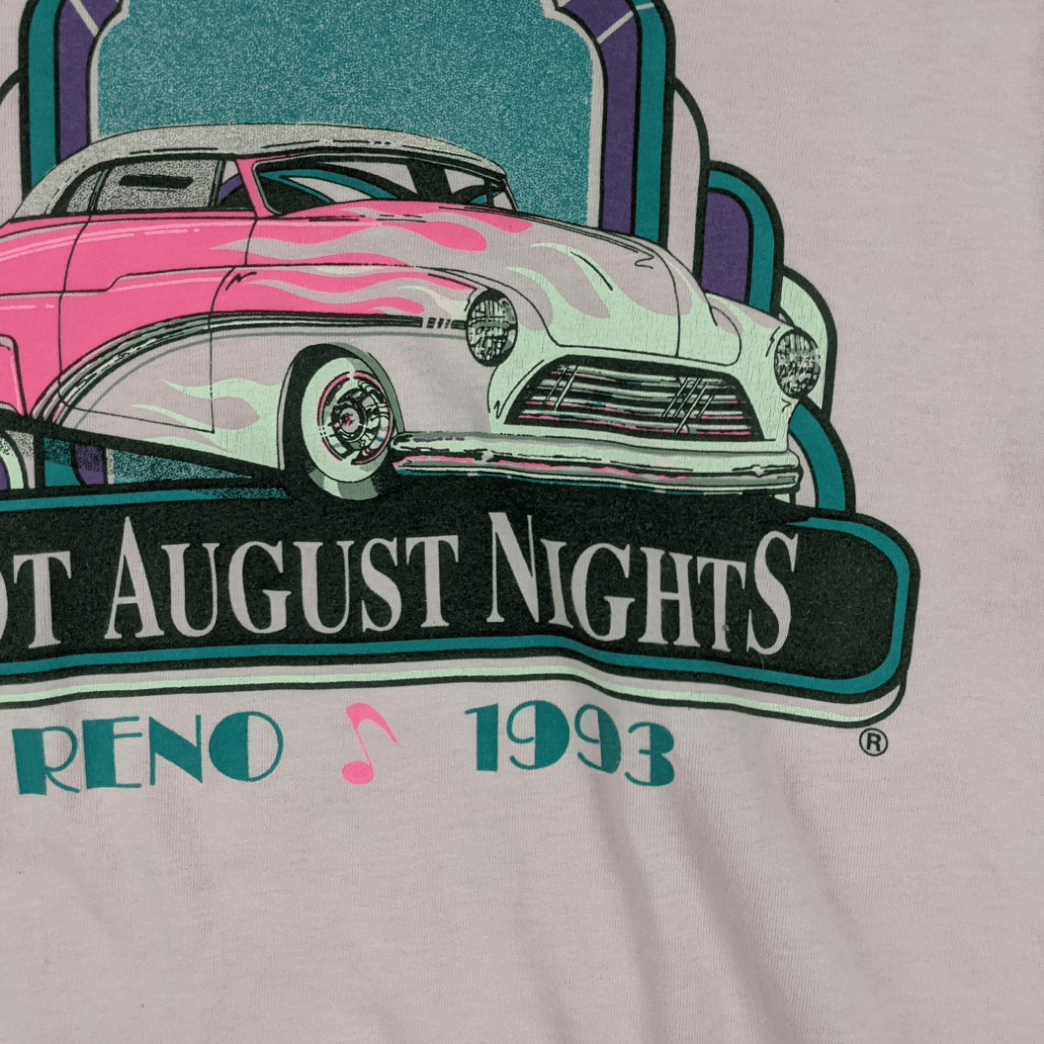 Fruit Of The Loom 1993 HOT AUGUST NIGHT In Reno T-Shirt Single Stitches Size US L / EU 52-54 / 3 - 5 Thumbnail