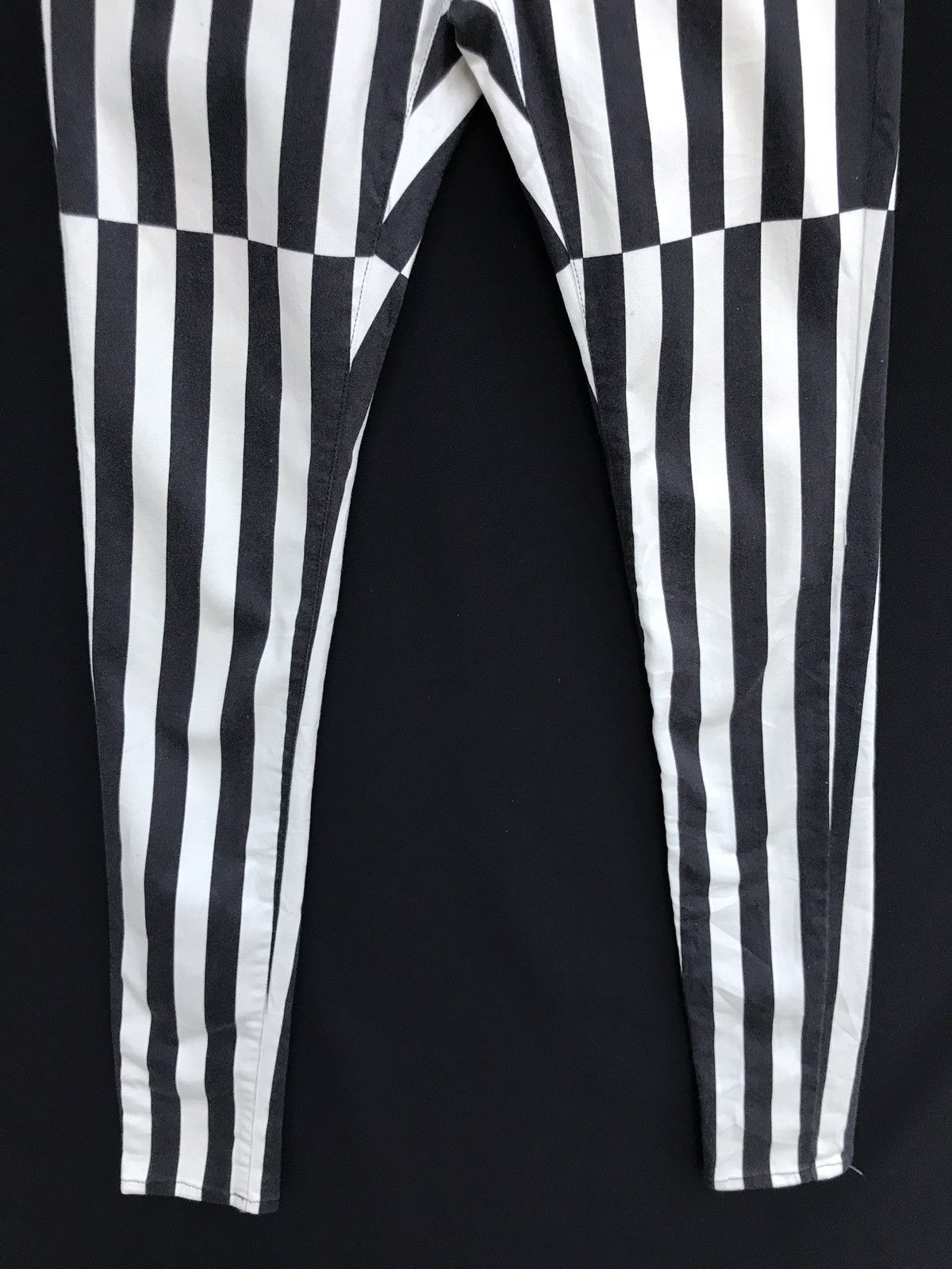 Japanese Brand Japanese Brand Aula Aila Stripes Border Pants Saint Laurent Size US 27 - 4 Thumbnail