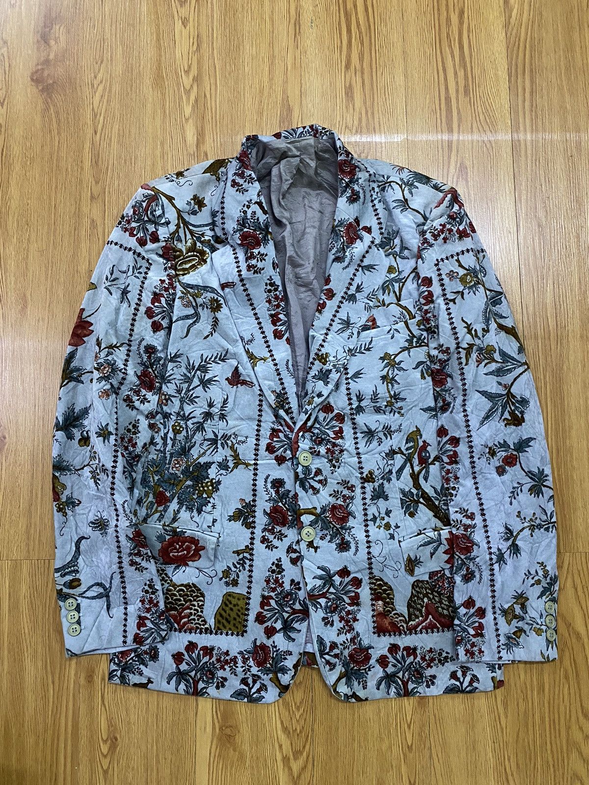 image of Paul Joe Paul & Joe Floral Habitat Blazer Jacket, Men's (Size Medium)