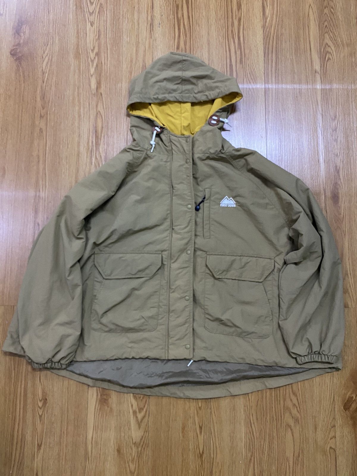 Japanese Brand First Down the basic oversized crop jacket Size US L / EU 52-54 / 3 - 1 Thumbnail