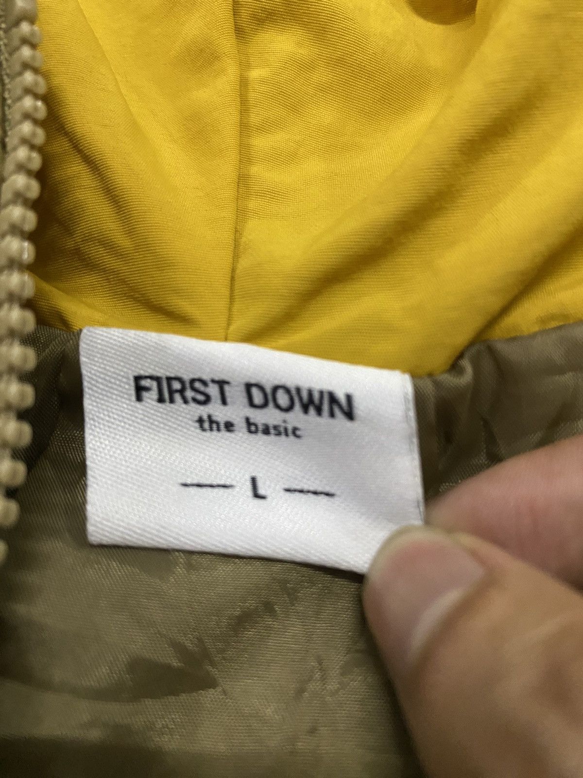 Japanese Brand First Down the basic oversized crop jacket Size US L / EU 52-54 / 3 - 7 Thumbnail
