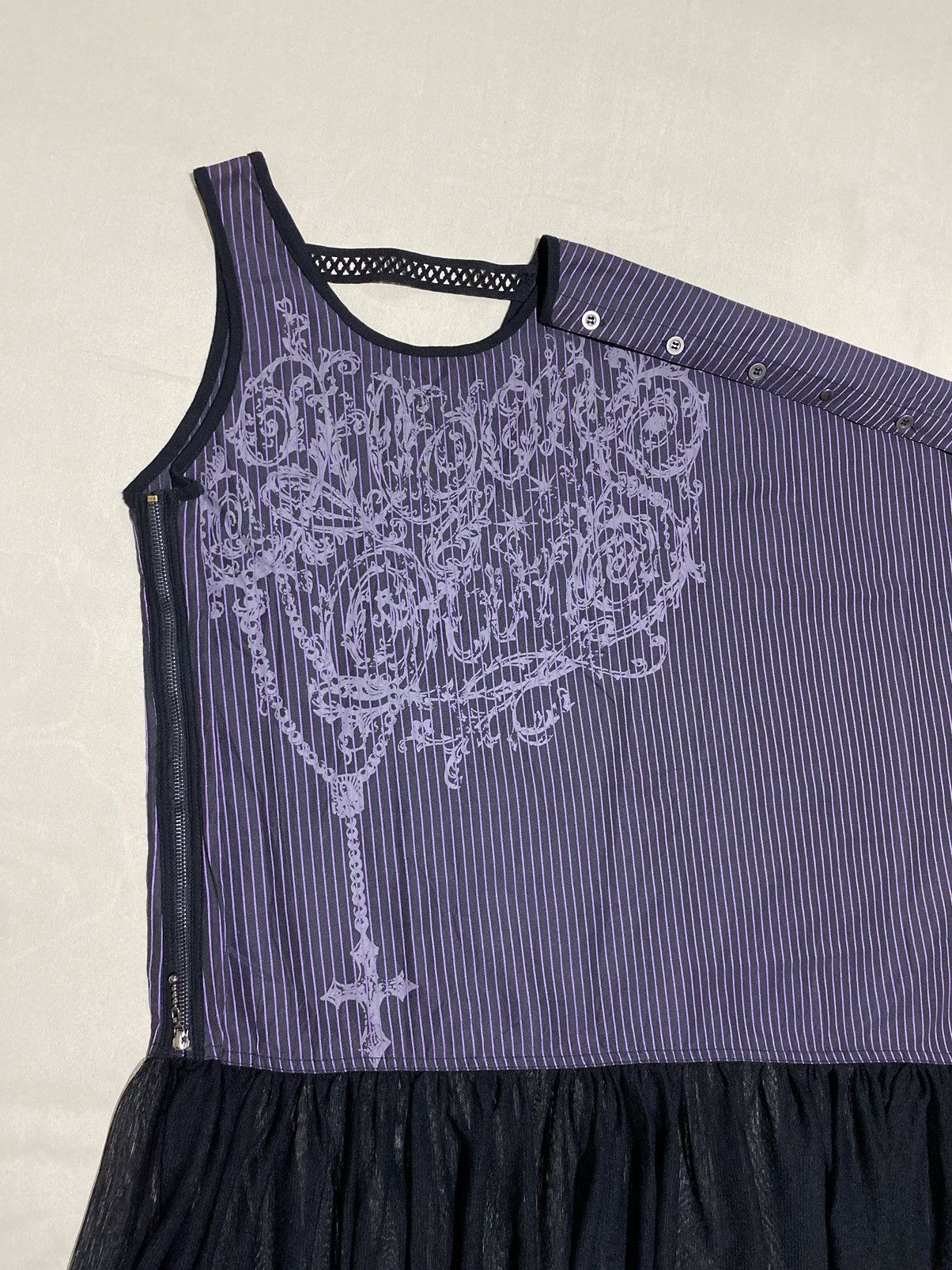Hysteric Glamour × If Six Was Nine × Le Grande Bleu (L.G.B.) Vintage Japanese Brand ALGONQUINS Dresses Cotton Size XL / US 12-14 / IT 48-50 - 3 Thumbnail