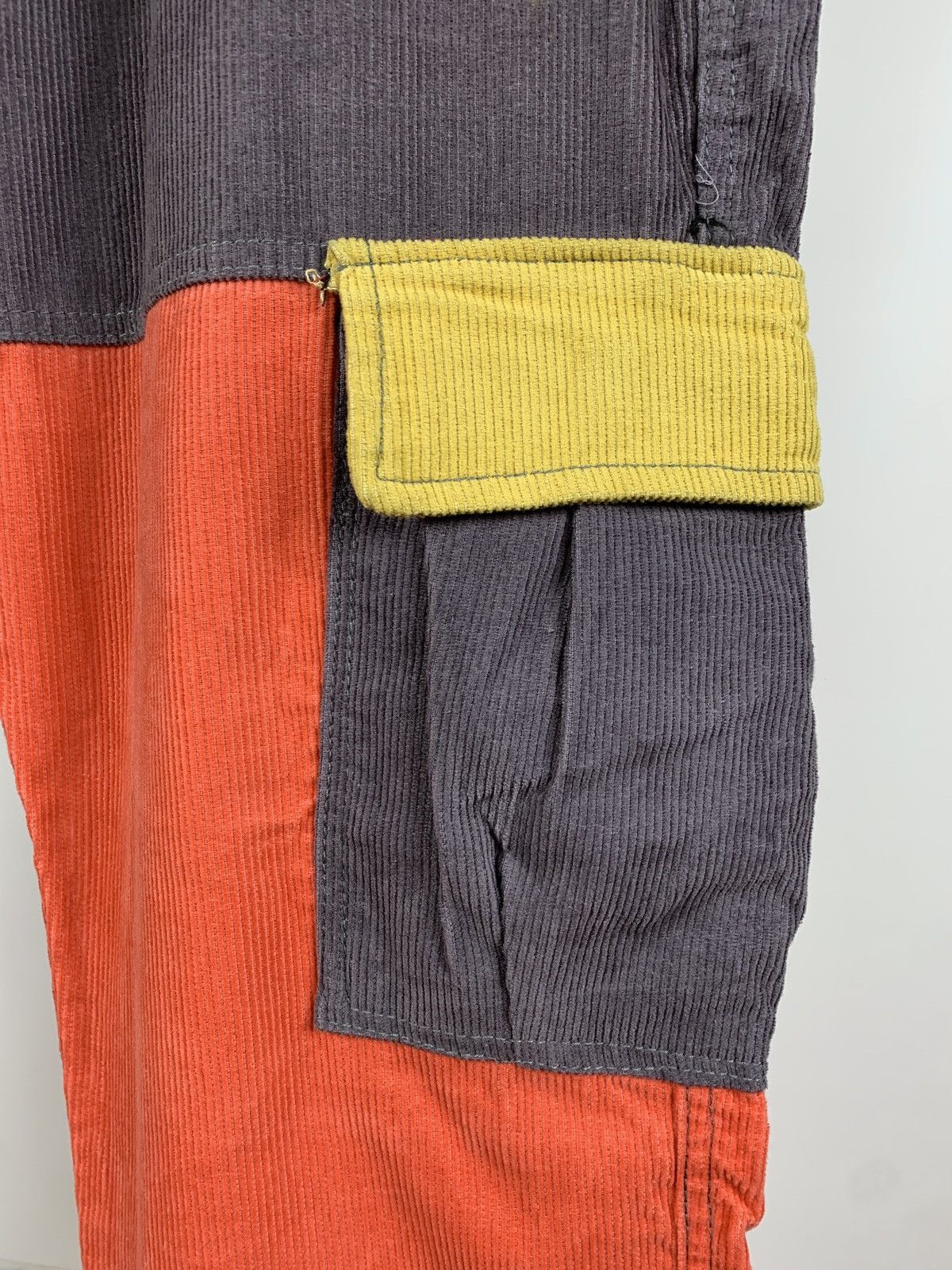 Japanese Brand Stussy x Coursemys Corduroy Patchwork Cargo Pants Size US 34 / EU 50 - 9 Thumbnail