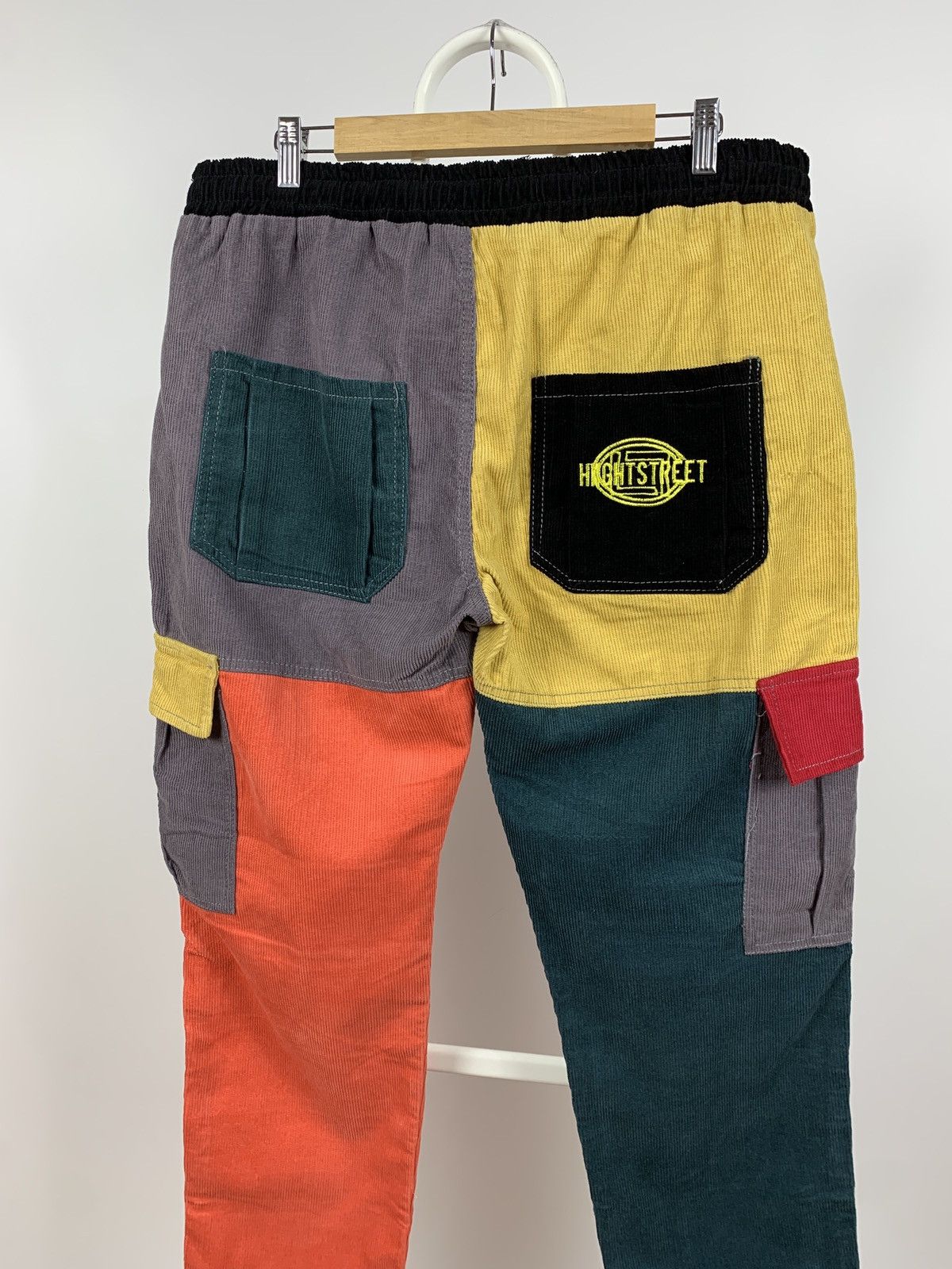 Japanese Brand Stussy x Coursemys Corduroy Patchwork Cargo Pants Size US 34 / EU 50 - 10 Thumbnail
