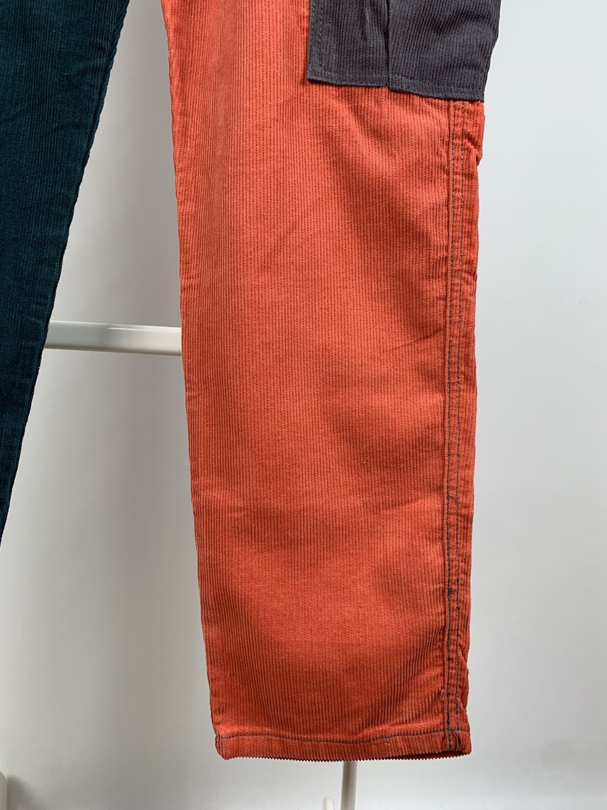 Japanese Brand Stussy x Coursemys Corduroy Patchwork Cargo Pants Size US 34 / EU 50 - 15 Thumbnail