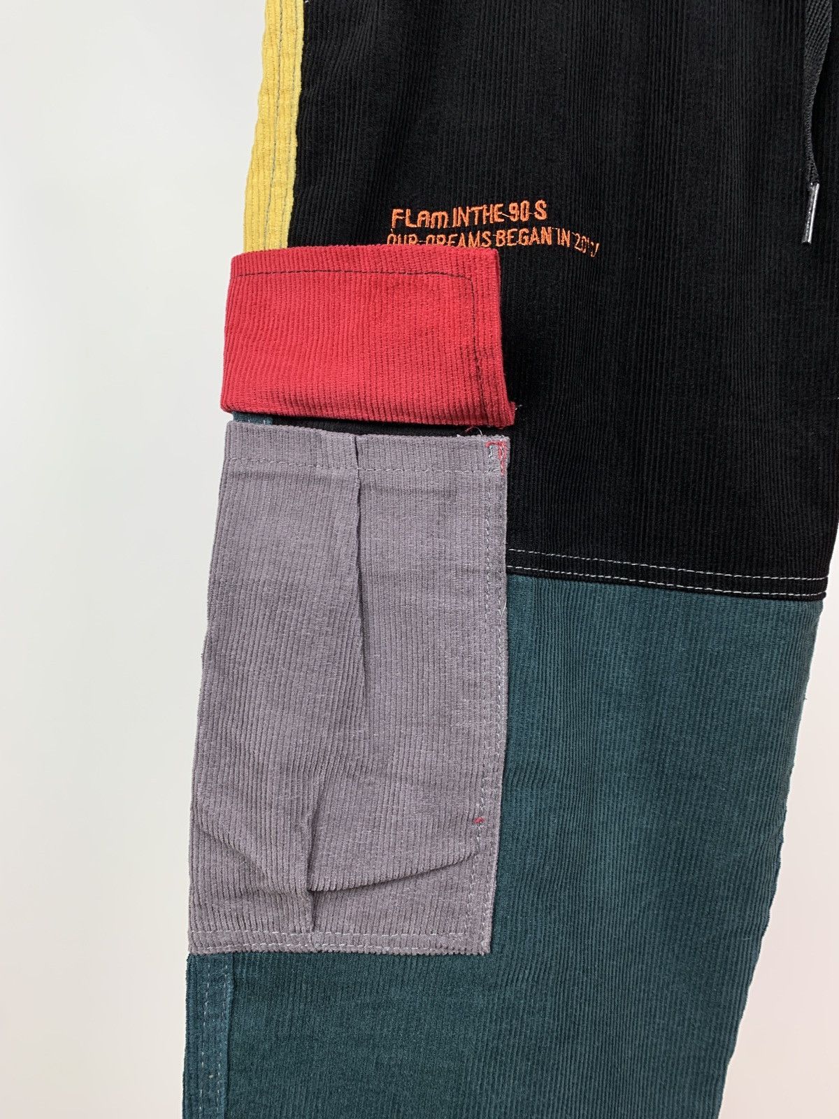 Japanese Brand Stussy x Coursemys Corduroy Patchwork Cargo Pants Size US 34 / EU 50 - 16 Thumbnail