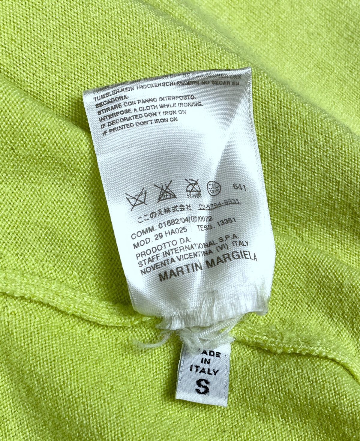 Maison Margiela Archive Maison Margiela White Label Knit Wool Sweater Size S Size S / US 4 / IT 40 - 17 Thumbnail