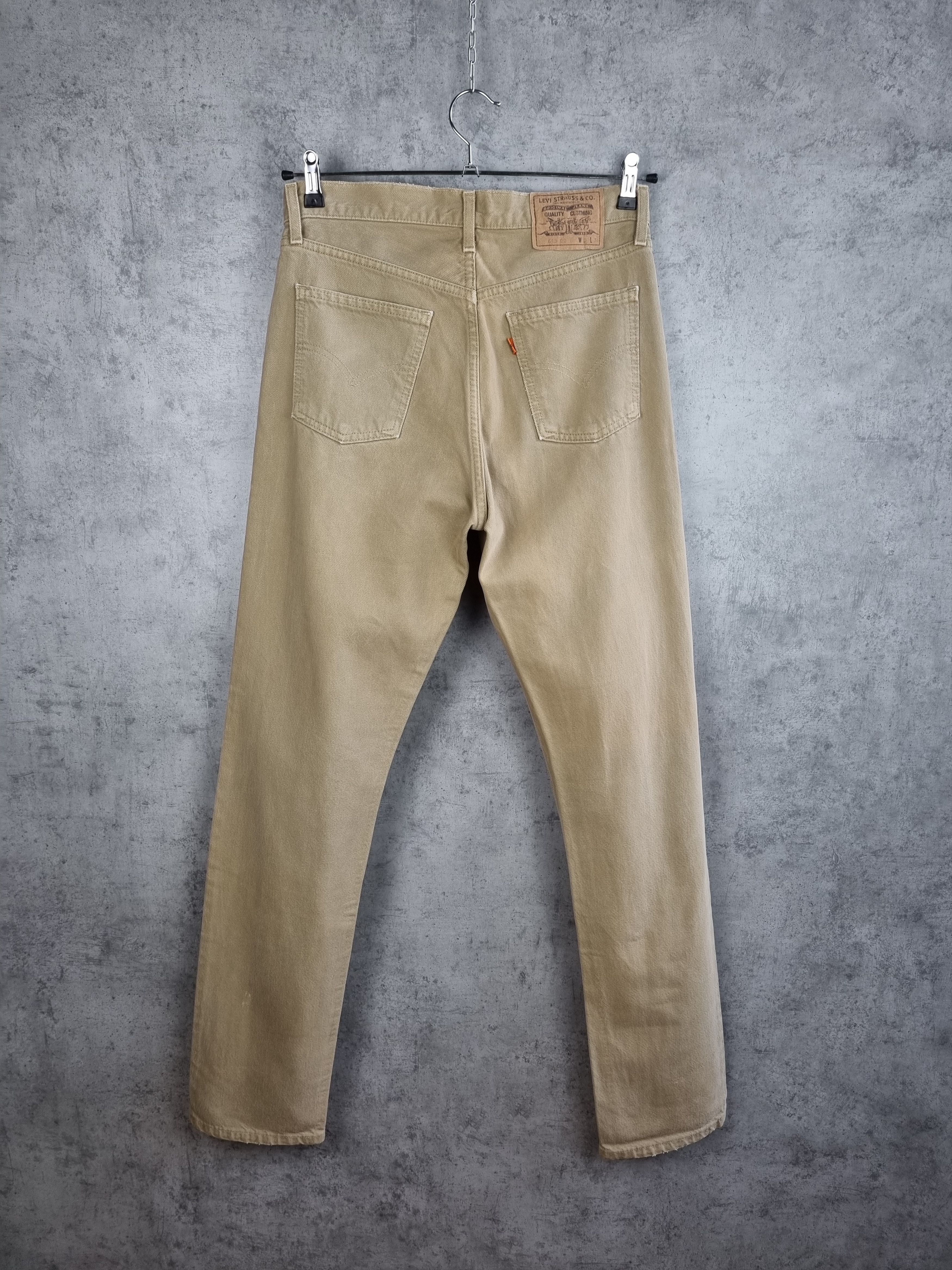 Levi's × Levi's Vintage Clothing 1995 LEVIS 615 Orange Tab Vintage Buttons Fly Jeans Rare Size US 31 - 14 Thumbnail