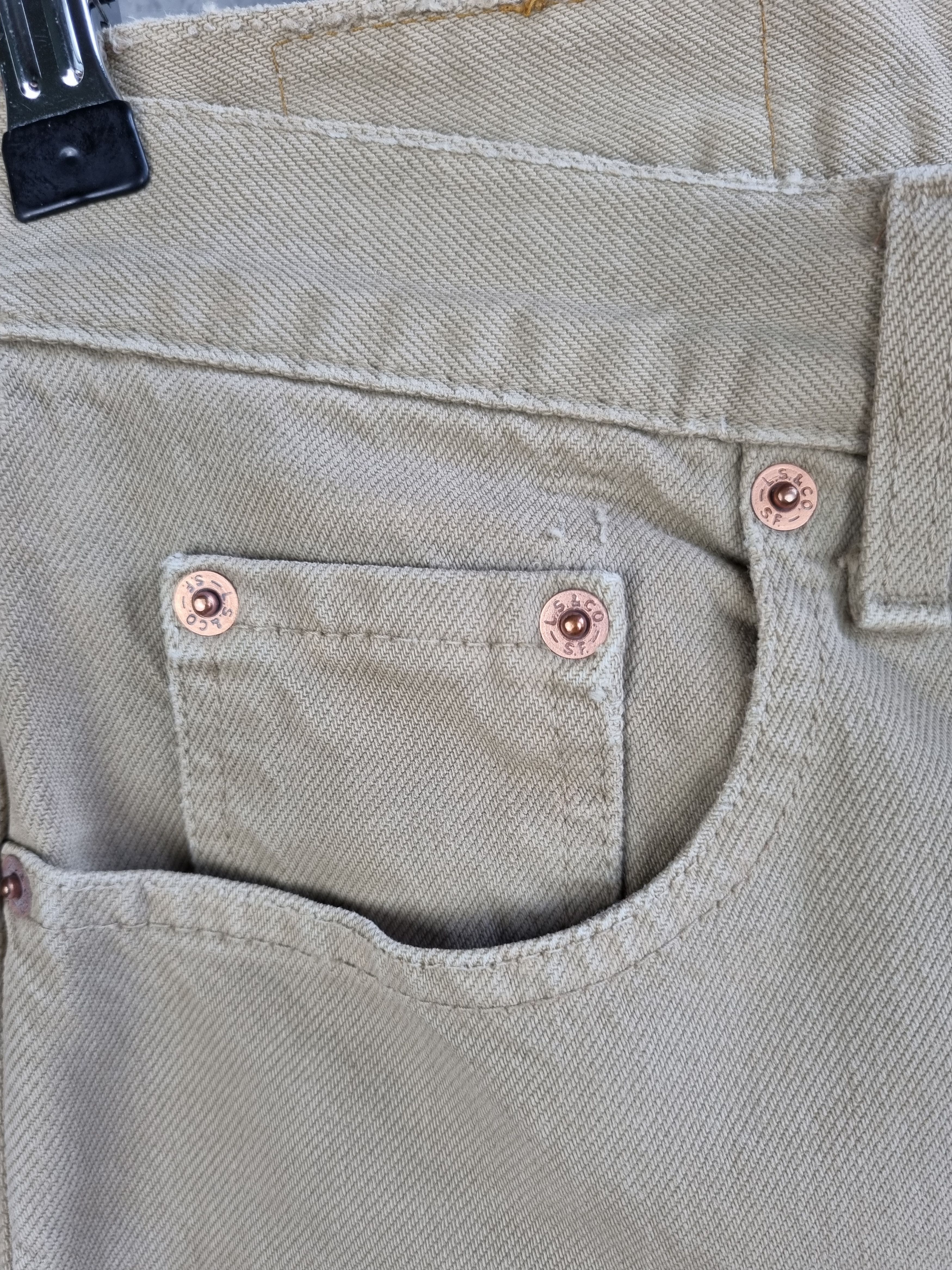 Levi's × Levi's Vintage Clothing 1995 LEVIS 615 Orange Tab Vintage Buttons Fly Jeans Rare Size US 31 - 9 Thumbnail