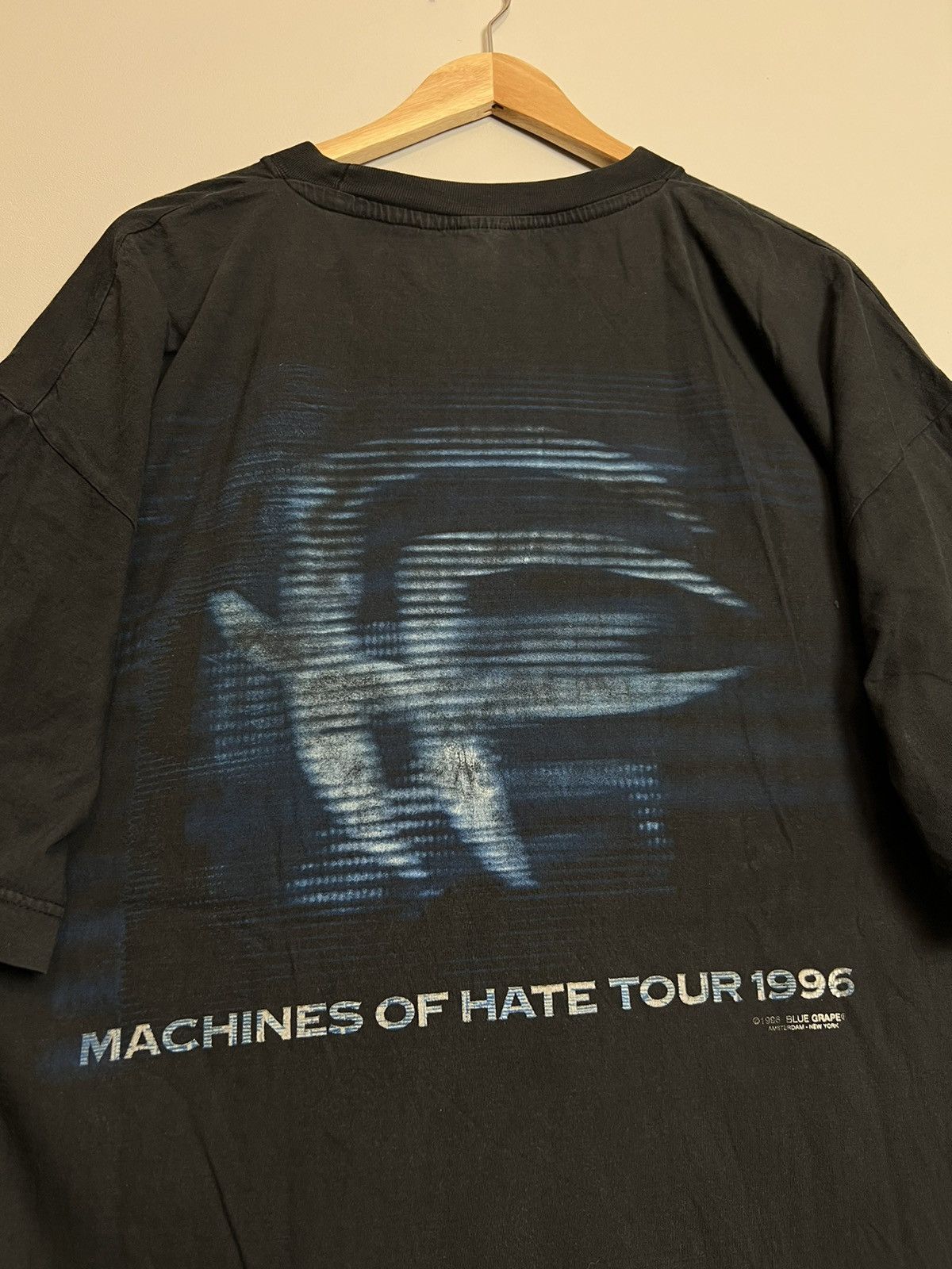 Band Tees 90s Fear Factory Dog Day Heavy Metal Blue Grape Vintage Tee Size US XL / EU 56 / 4 - 4 Thumbnail