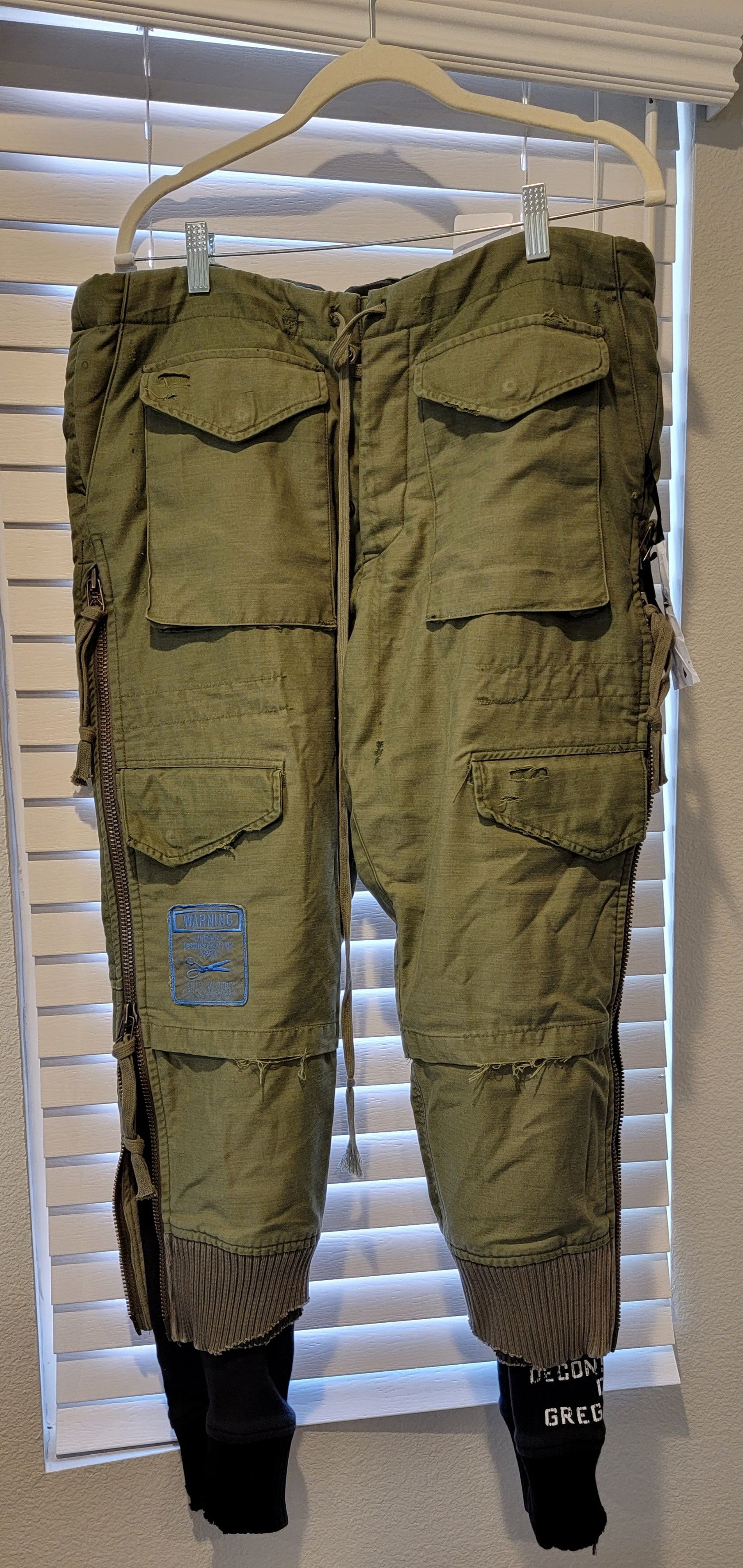 ARMY JACKET FLEECE ZIP LOUNGE PANT