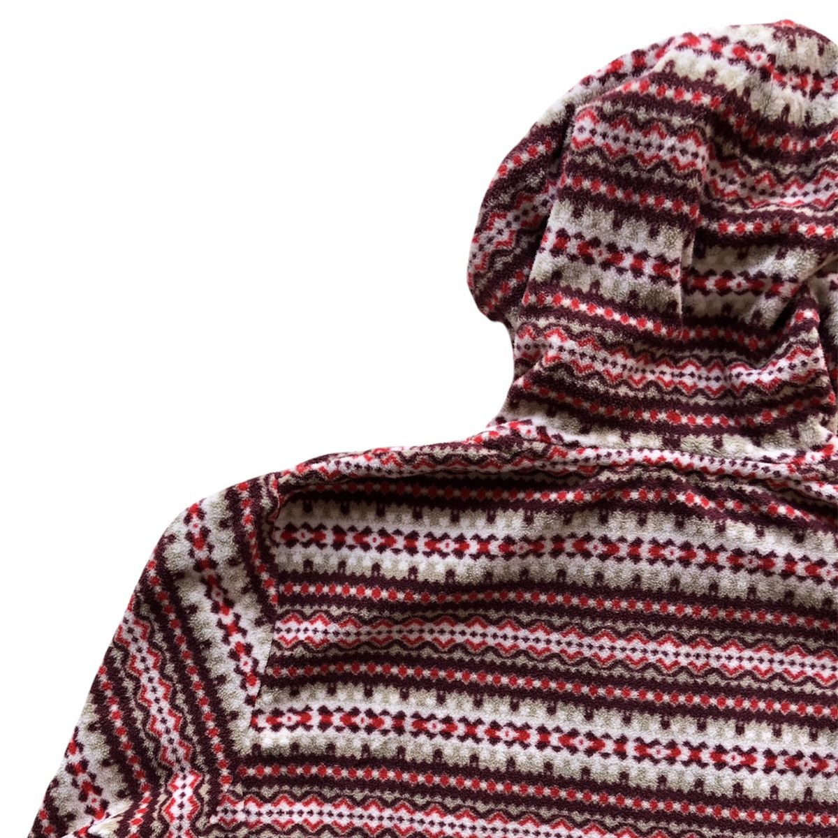 Japanese Brand Uniqlo Fleece Sweater Hoodie Striped Navajo Size S / US 4 / IT 40 - 6 Thumbnail