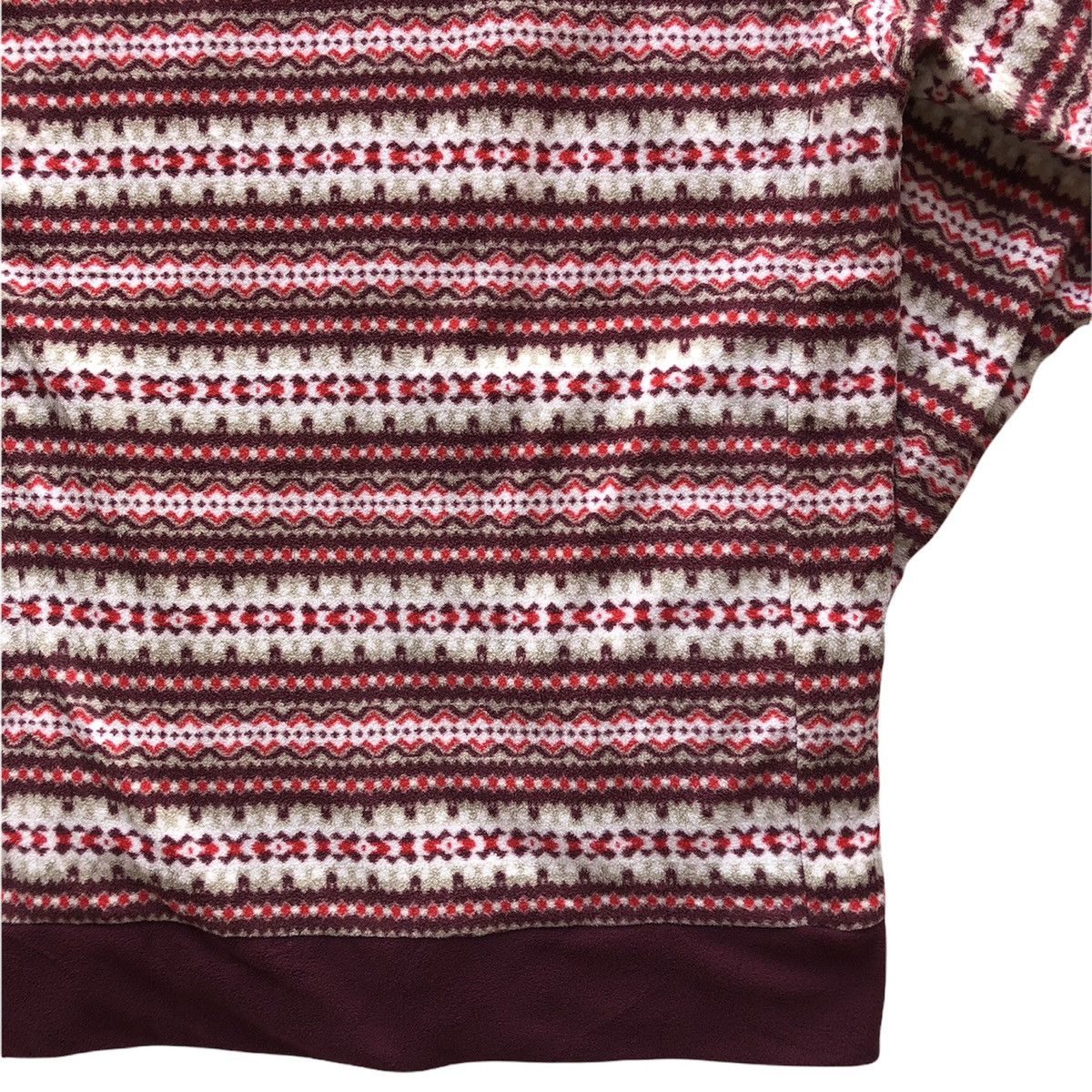 Japanese Brand Uniqlo Fleece Sweater Hoodie Striped Navajo Size S / US 4 / IT 40 - 7 Thumbnail