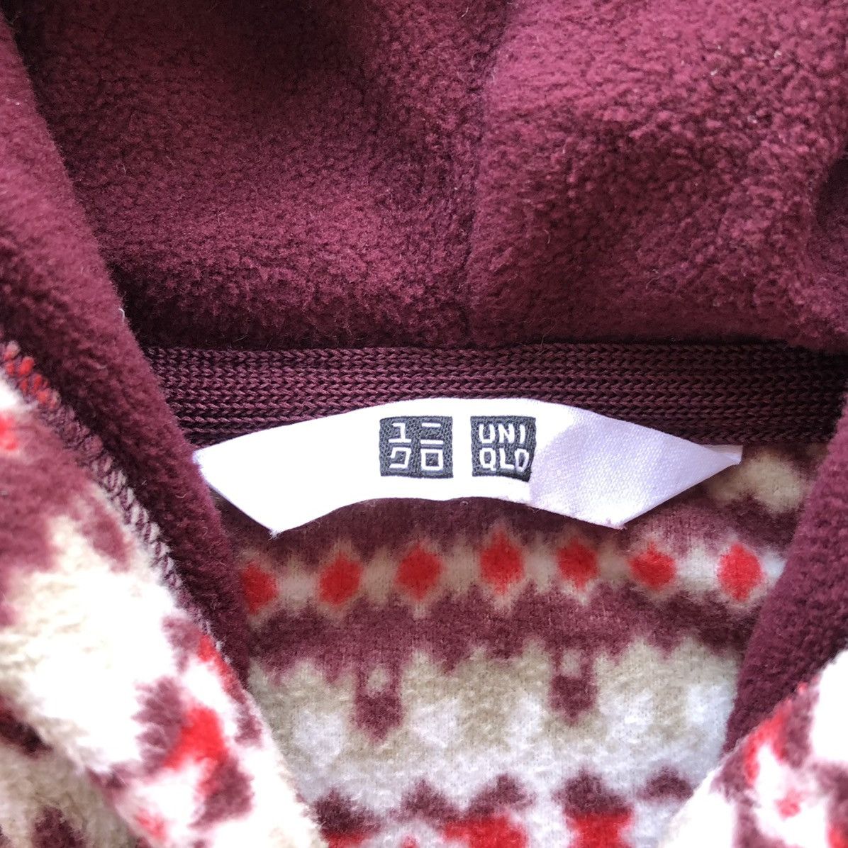 Japanese Brand Uniqlo Fleece Sweater Hoodie Striped Navajo Size S / US 4 / IT 40 - 10 Thumbnail