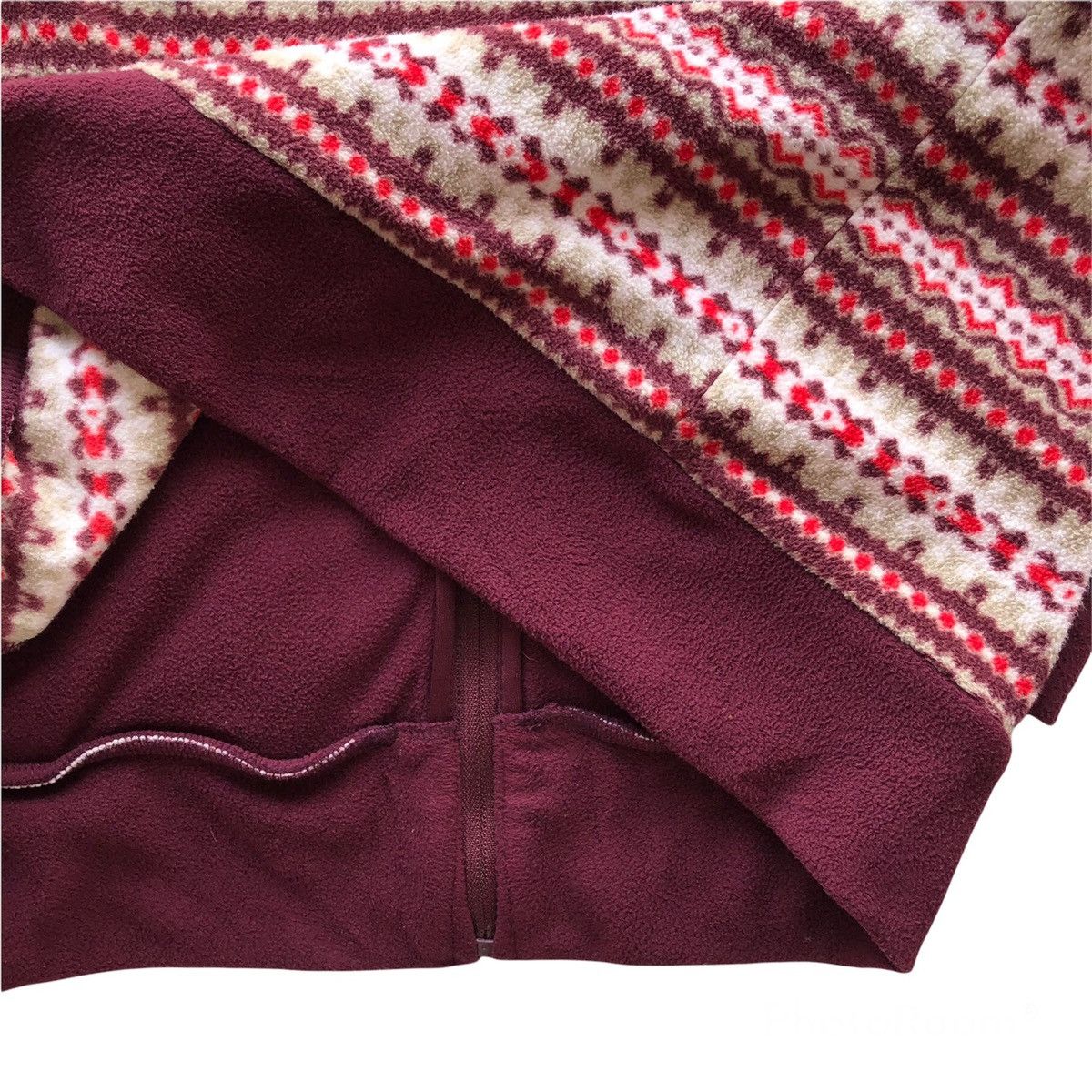 Japanese Brand Uniqlo Fleece Sweater Hoodie Striped Navajo Size S / US 4 / IT 40 - 8 Thumbnail