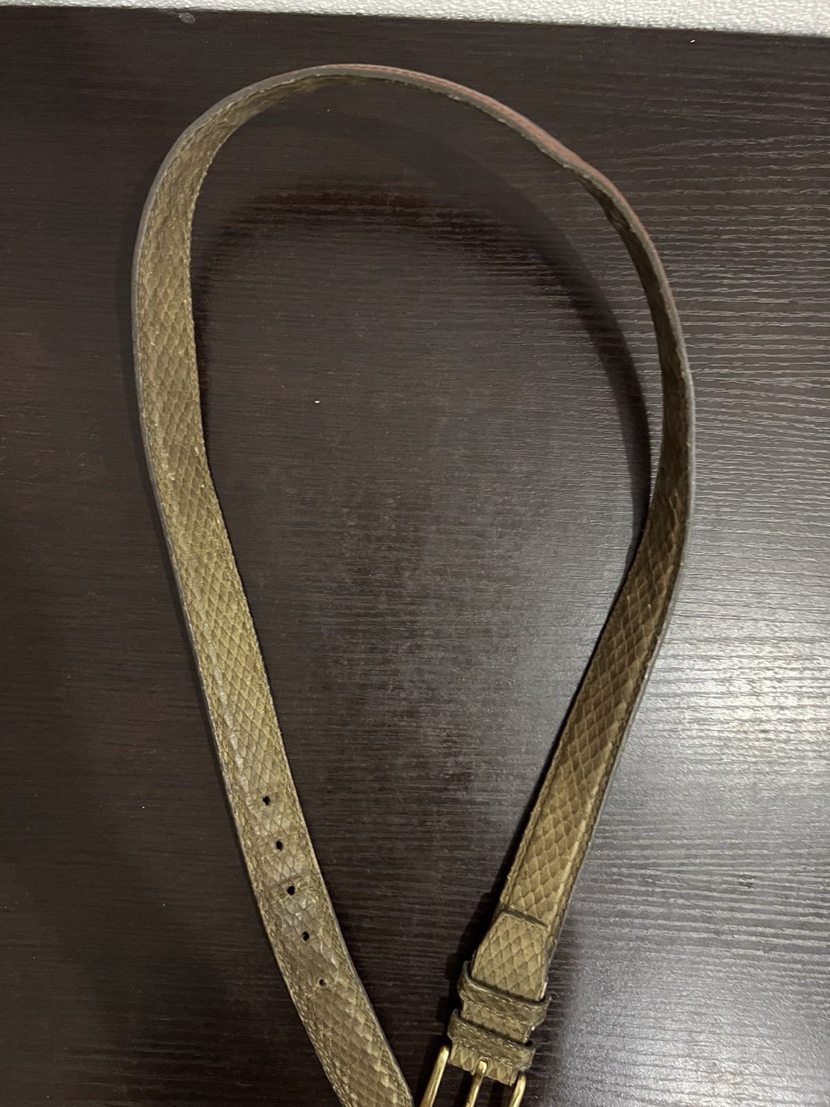 Other Georges Rech Homme Snake Skin Design Belt Size ONE SIZE - 7 Thumbnail