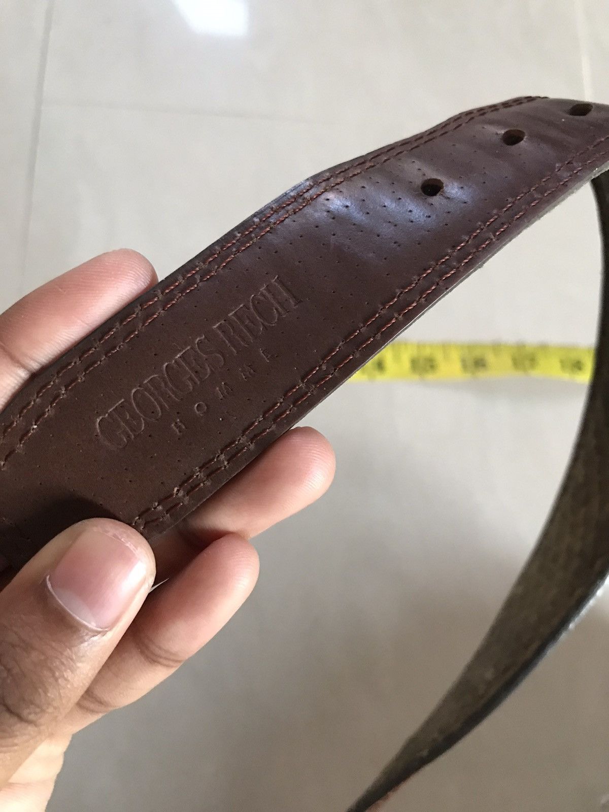 Other Georges Rech Homme Snake Skin Design Belt Size ONE SIZE - 11 Thumbnail
