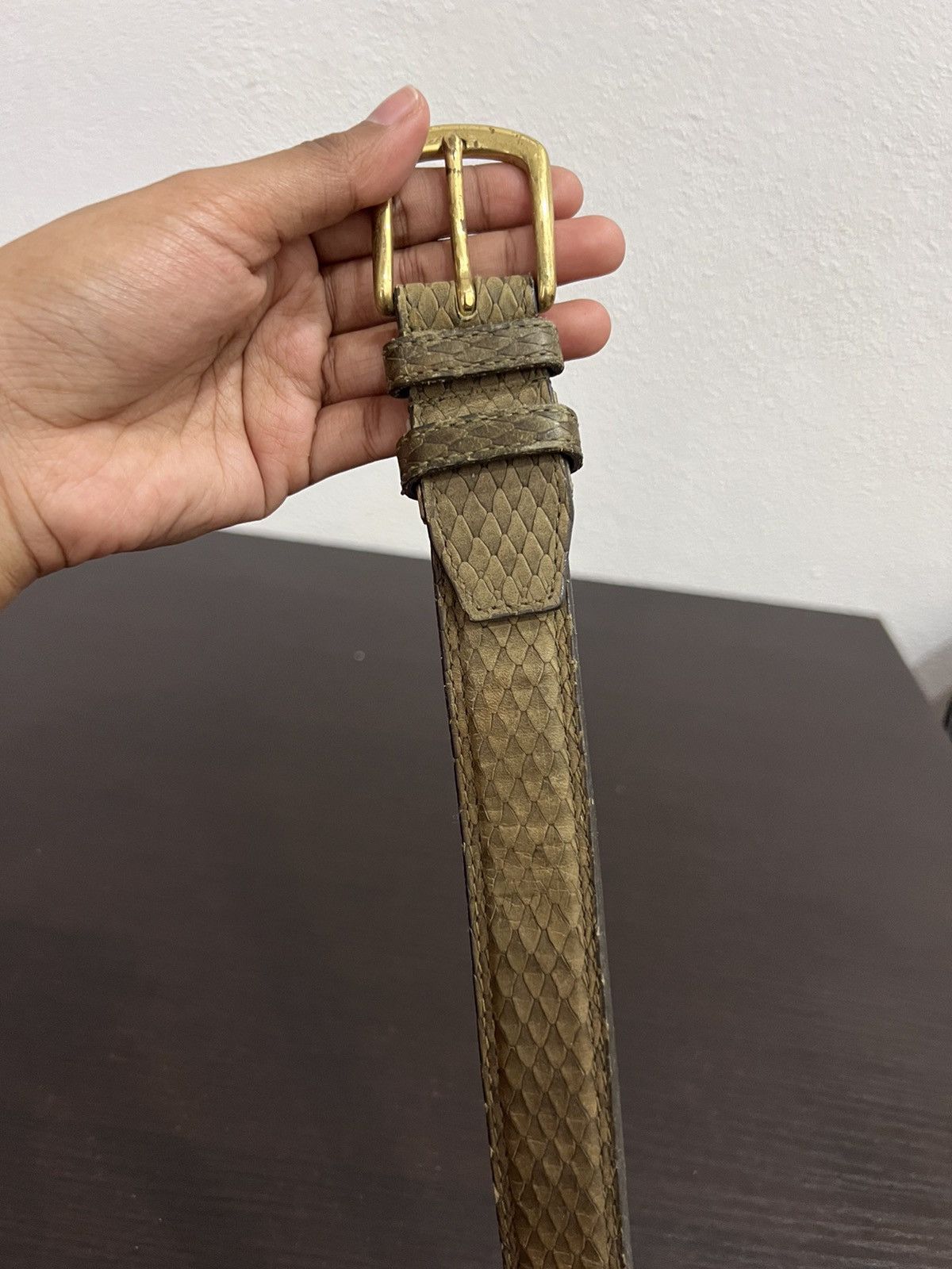 Other Georges Rech Homme Snake Skin Design Belt Size ONE SIZE - 5 Thumbnail