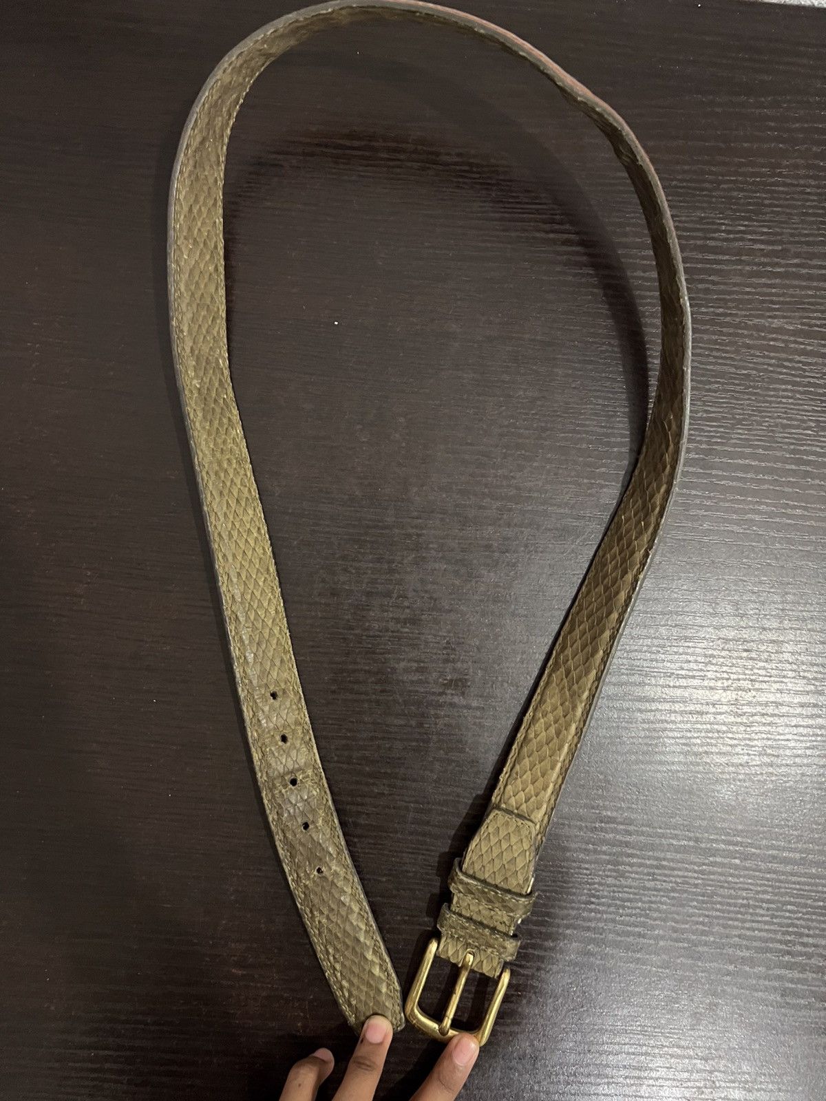 Other Georges Rech Homme Snake Skin Design Belt Size ONE SIZE - 8 Thumbnail