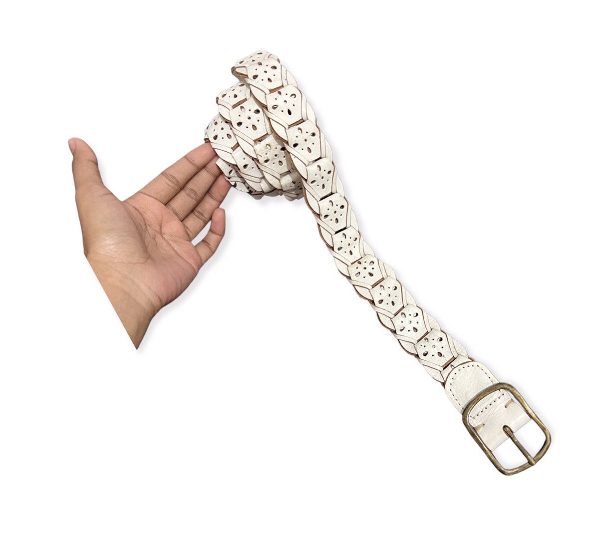image of Seditionaries Braided Buckle Belt, Men's