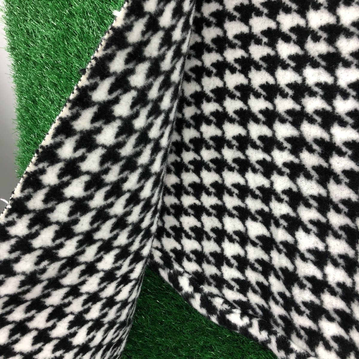 Other Vintage Wool Scarf Houndstooth With Pocket Size ONE SIZE - 8 Thumbnail