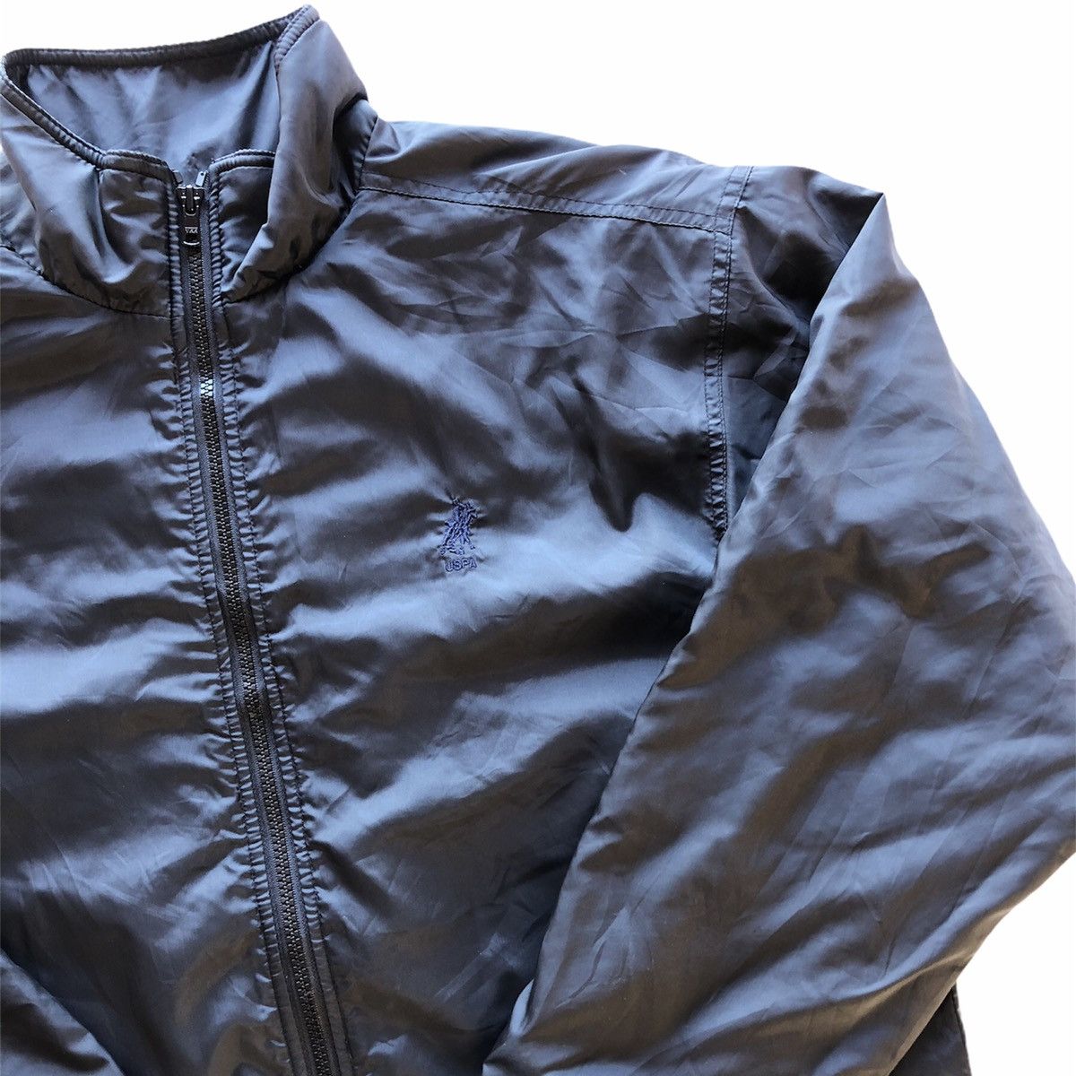 Japanese Brand Vintage U.S.Polo Zipper Sweater Jacket Size US L / EU 52-54 / 3 - 2 Thumbnail