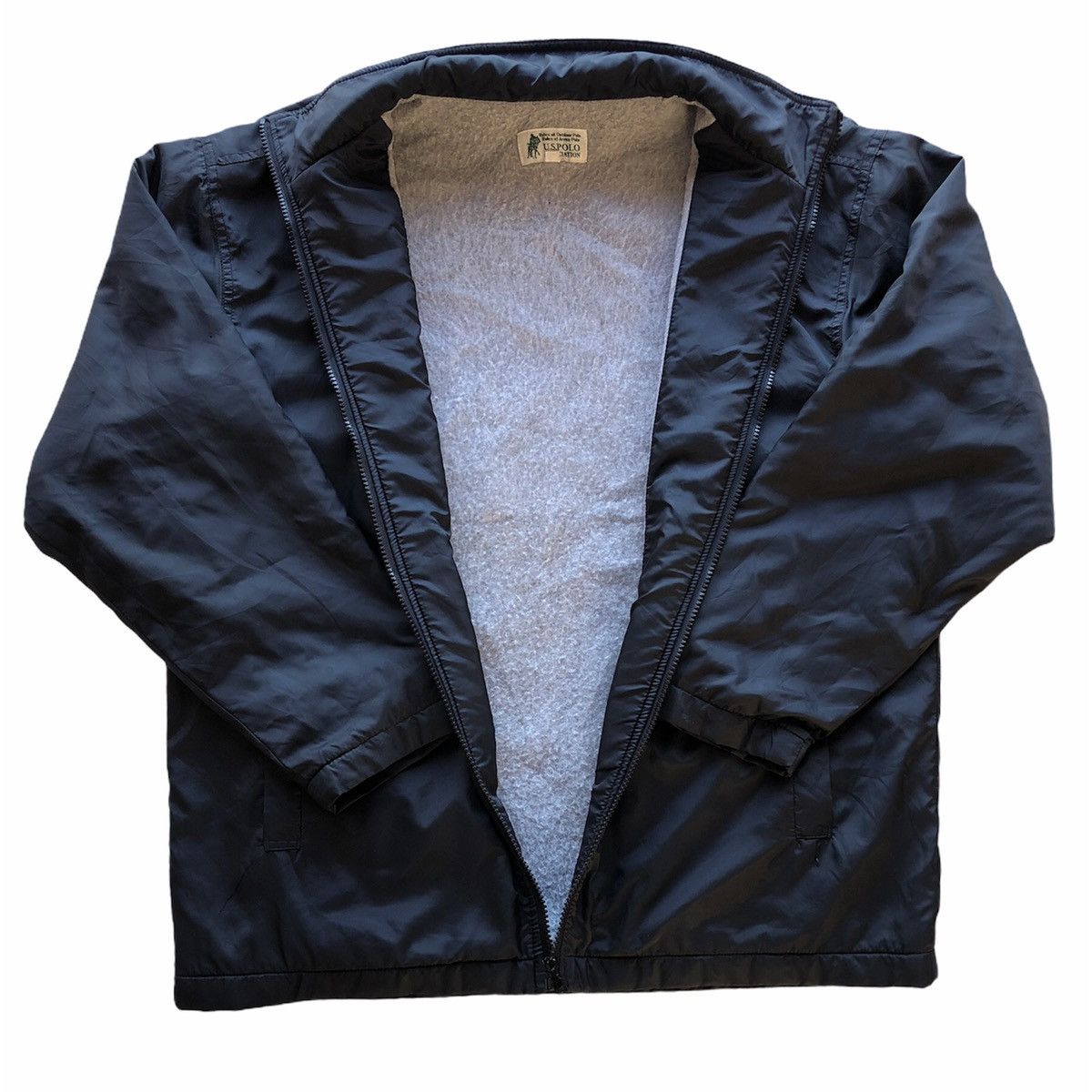Japanese Brand Vintage U.S.Polo Zipper Sweater Jacket Size US L / EU 52-54 / 3 - 4 Thumbnail