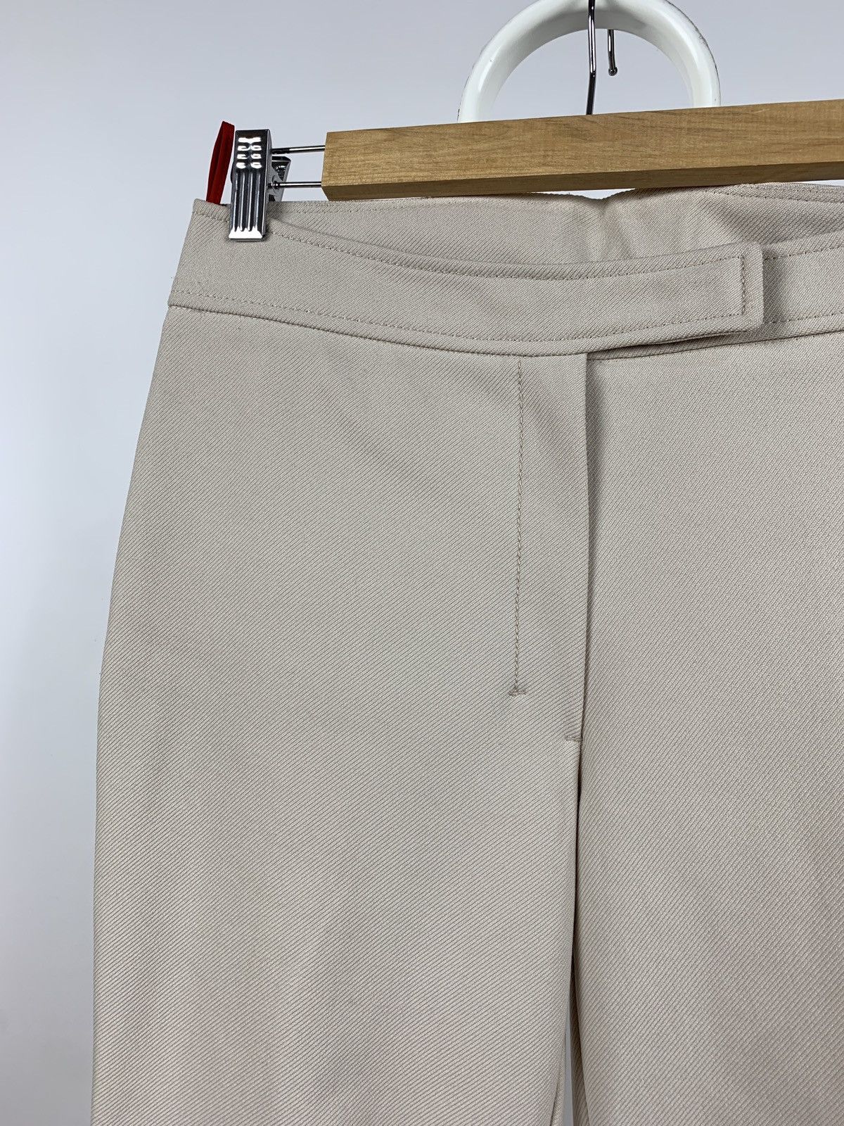 Prada Vintage Prada Sport Red Tab Pants Leather Elements Side Zip Size 28" / US 6 / IT 42 - 11 Thumbnail