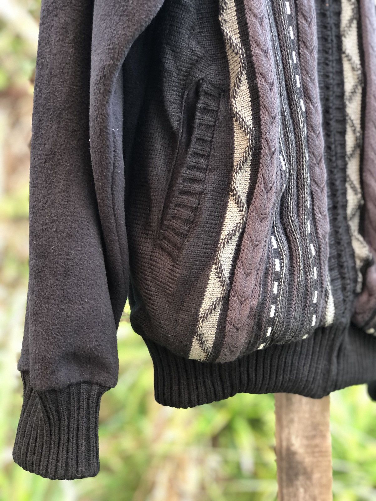 Aran Isles Knitwear Vintage Knit Zipper Sweater Coogi Style by Carbia Size US M / EU 48-50 / 2 - 3 Thumbnail