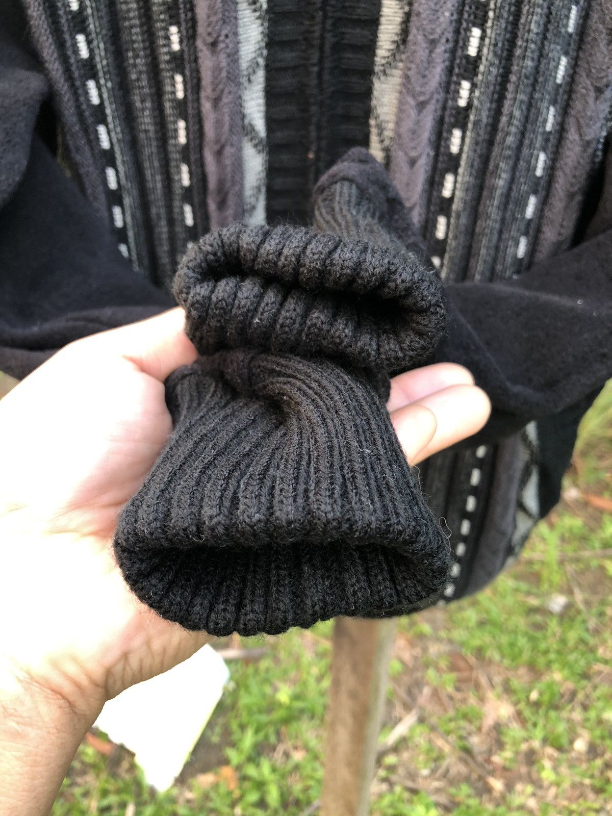 Aran Isles Knitwear Vintage Knit Zipper Sweater Coogi Style by Carbia Size US M / EU 48-50 / 2 - 9 Thumbnail