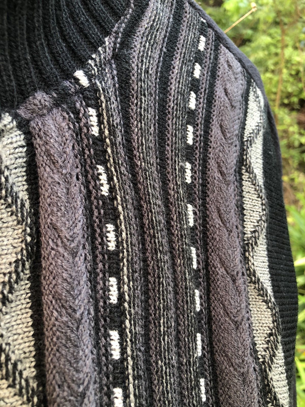 Aran Isles Knitwear Vintage Knit Zipper Sweater Coogi Style by Carbia Size US M / EU 48-50 / 2 - 7 Thumbnail